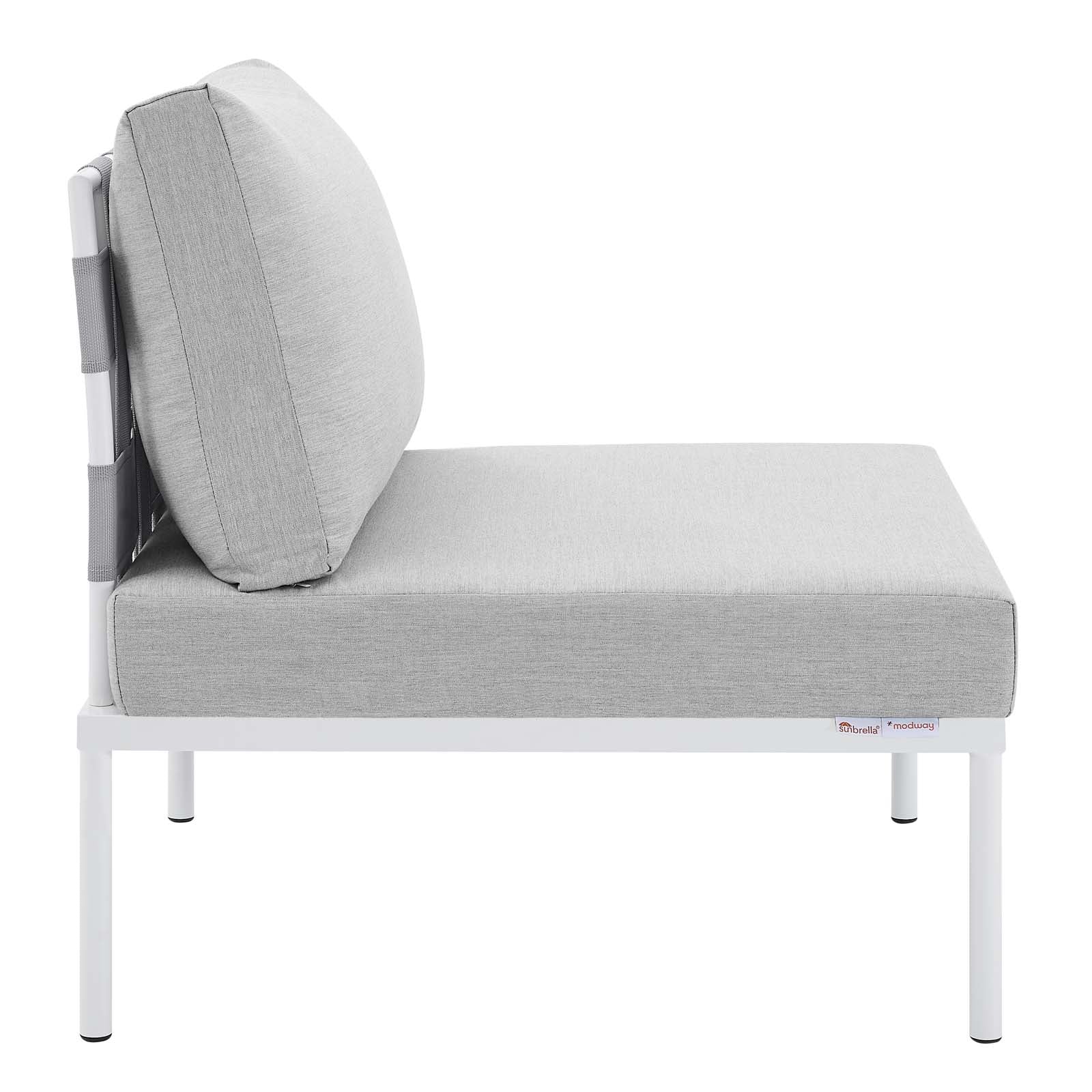 Harmony 10-Piece  Sunbrella® Outdoor Patio Aluminum Sectional Sofa Set By Modway - EEI-4953 - Image 14