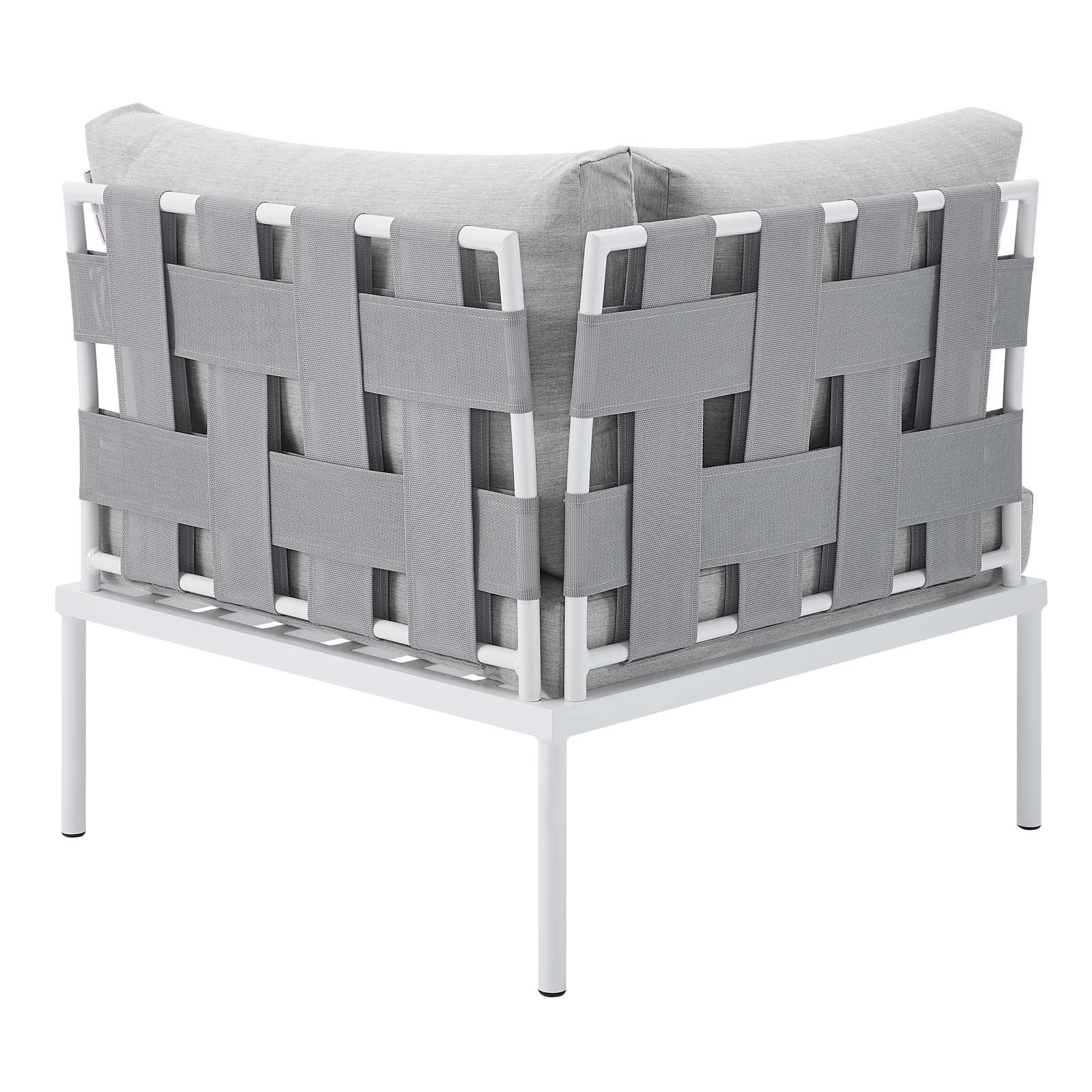 Harmony 10-Piece  Sunbrella® Outdoor Patio Aluminum Sectional Sofa Set By Modway - EEI-4953 - Image 2