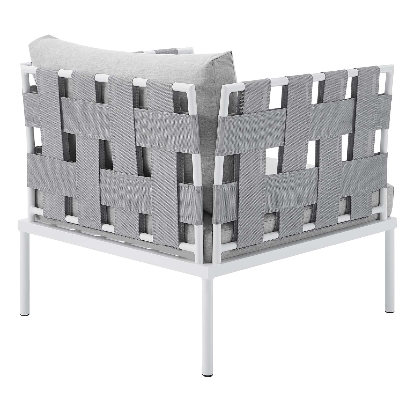 Harmony 6-Piece  Sunbrella® Outdoor Patio Aluminum Seating Set By Modway - EEI-4933 - Image 12