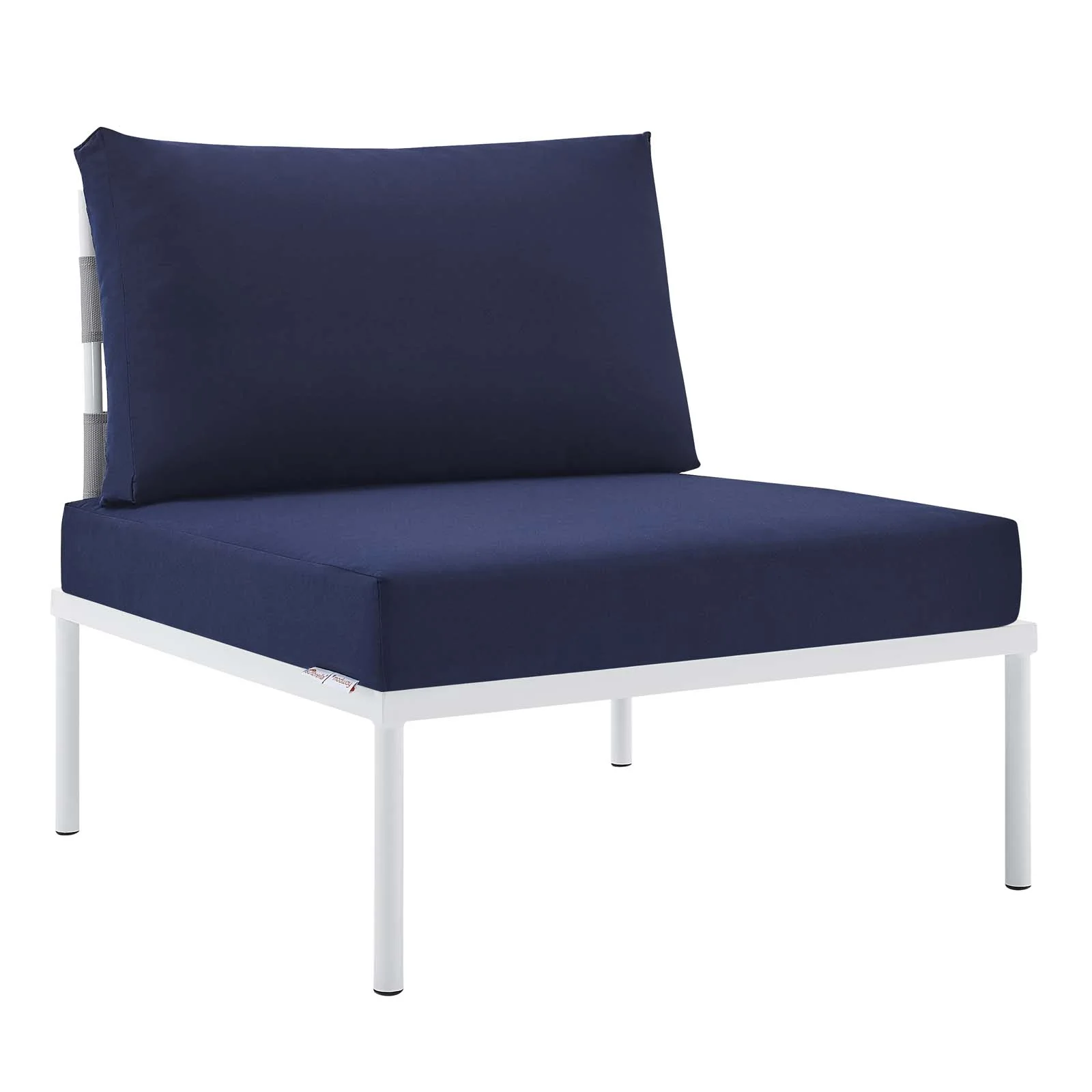 Harmony 6-Piece  Sunbrella® Outdoor Patio Aluminum Sectional Sofa Set By Modway - EEI-4929 - Image 18
