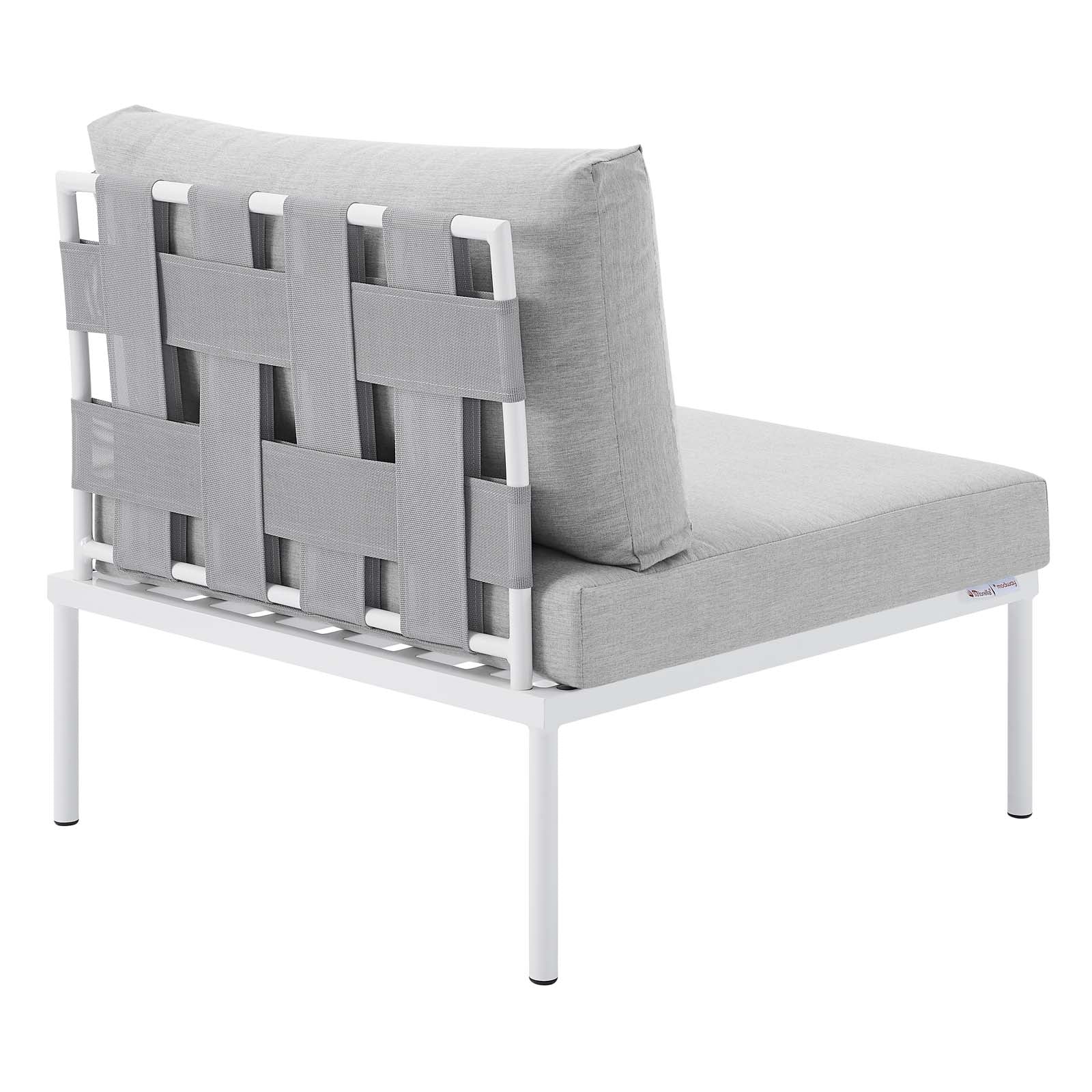 Harmony 7-Piece  Sunbrella® Outdoor Patio Aluminum Sectional Sofa Set By Modway - EEI-4937 - Image 14