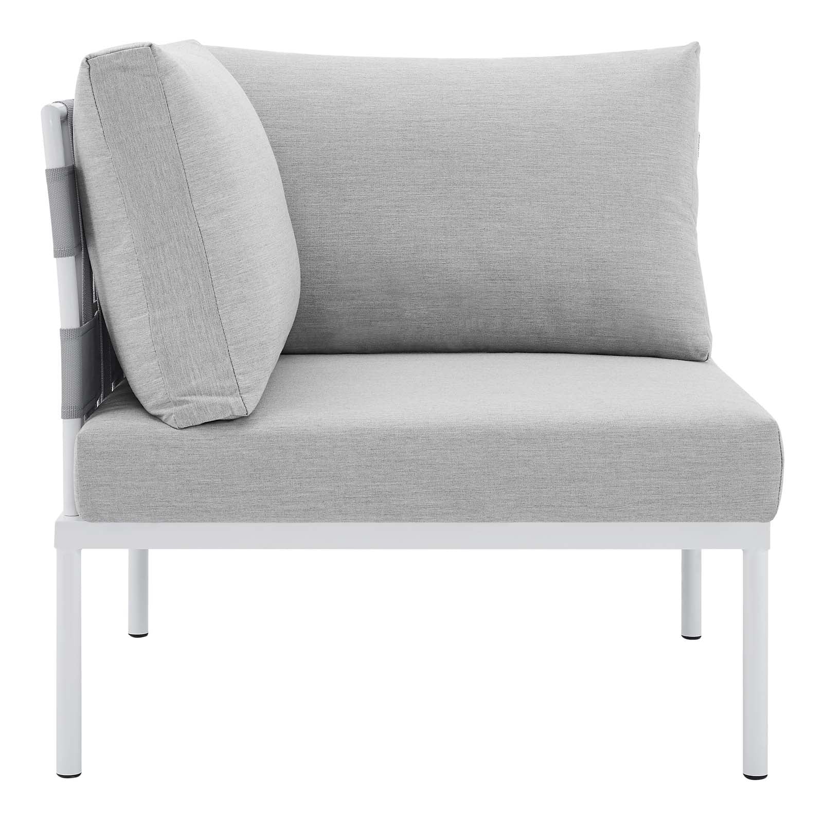 Harmony 8-Piece  Sunbrella® Outdoor Patio Aluminum Sectional Sofa Set By Modway - EEI-4945 - Image 13