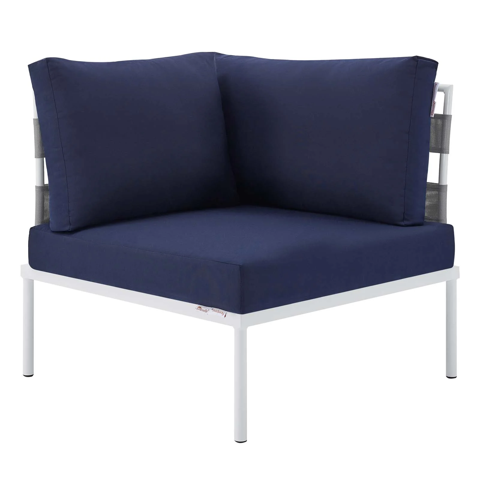 Harmony 8-Piece  Sunbrella® Outdoor Patio Aluminum Sectional Sofa Set By Modway - EEI-4945 - Image 27