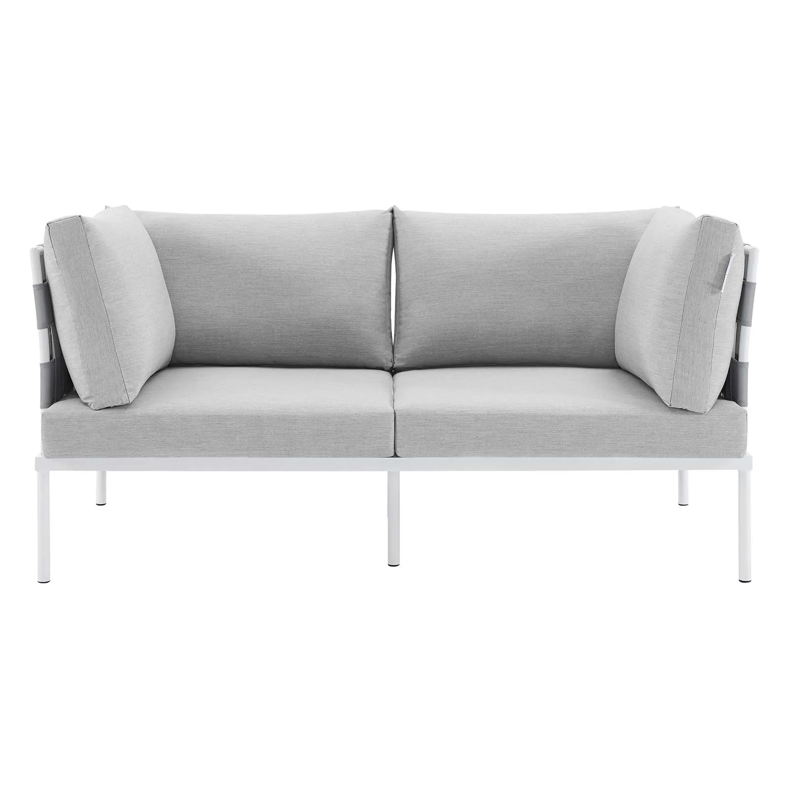 Harmony Sunbrella® Outdoor Patio Aluminum Loveseat By Modway - EEI-4964 - Image 5