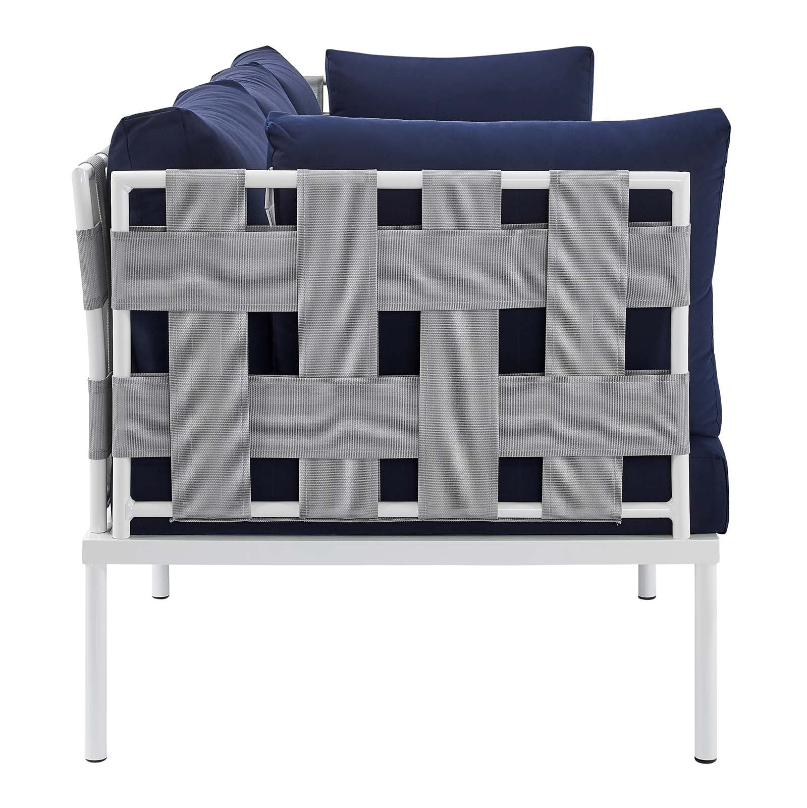 Harmony Sunbrella® Outdoor Patio Aluminum Sofa By Modway - EEI-4968 - Image 10