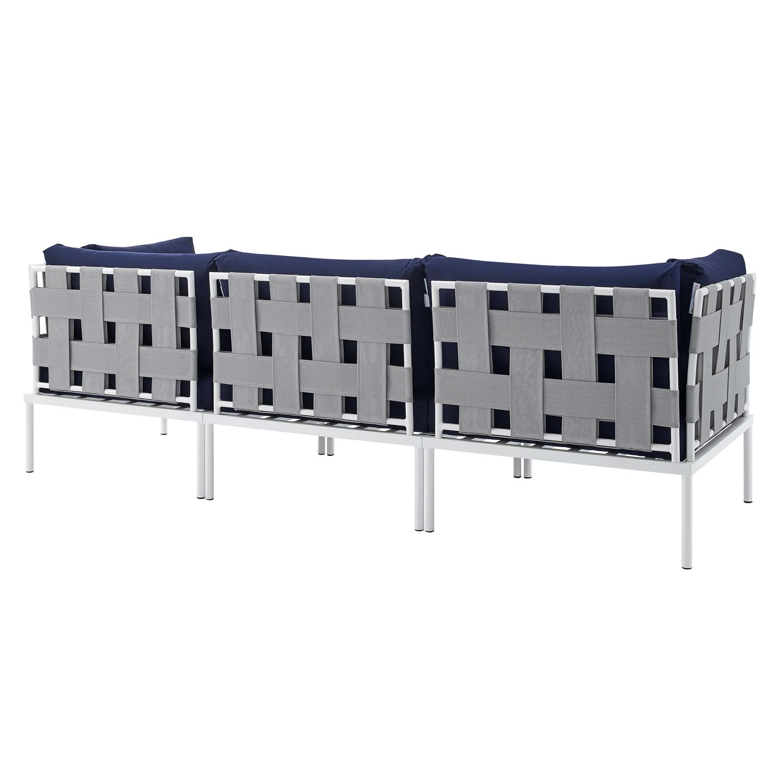 Harmony Sunbrella® Outdoor Patio Aluminum Sofa By Modway - EEI-4968 - Image 11