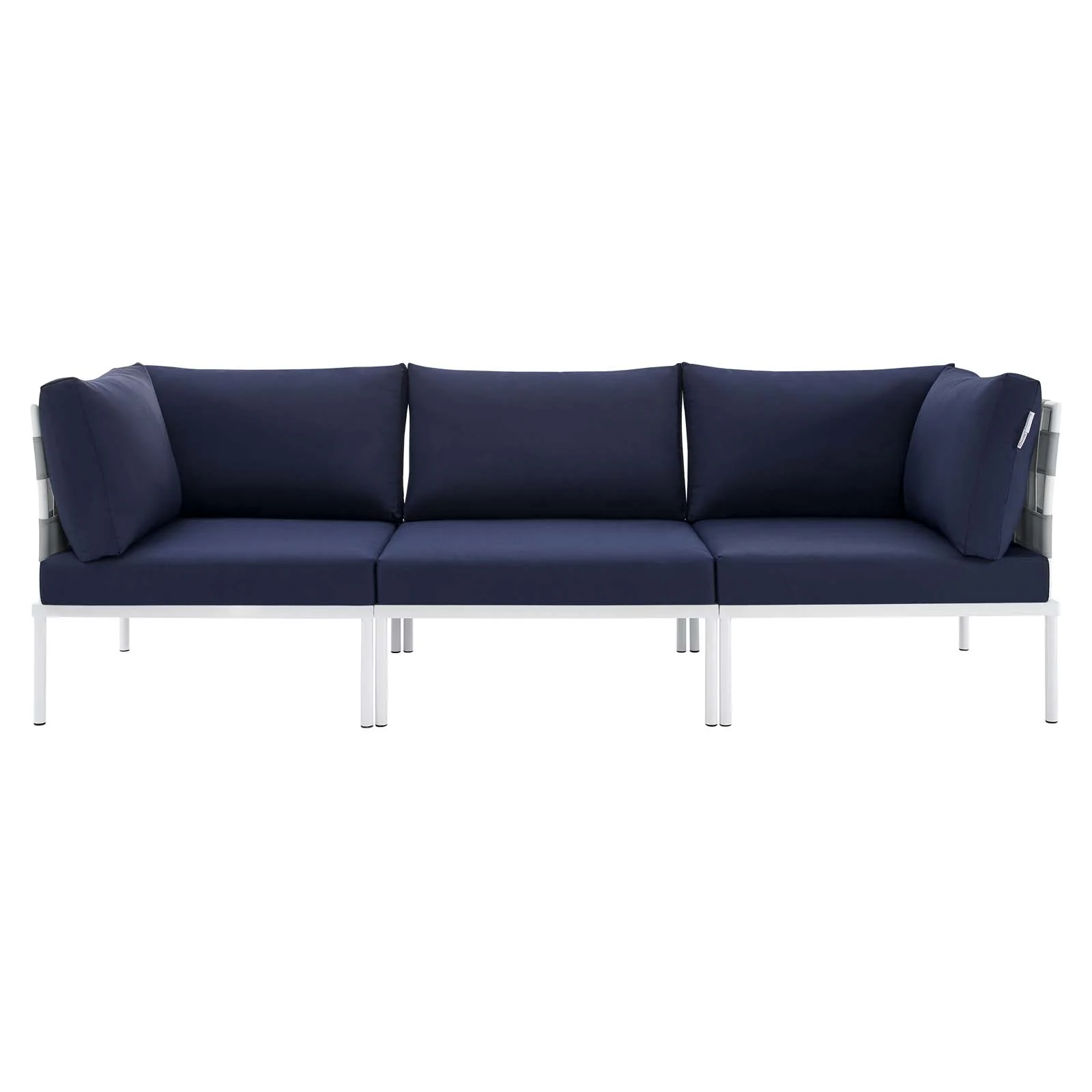 Harmony Sunbrella® Outdoor Patio Aluminum Sofa By Modway - EEI-4968 - Image 12