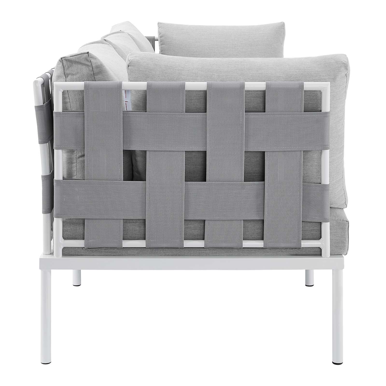 Harmony Sunbrella® Outdoor Patio Aluminum Sofa By Modway - EEI-4968 - Image 3