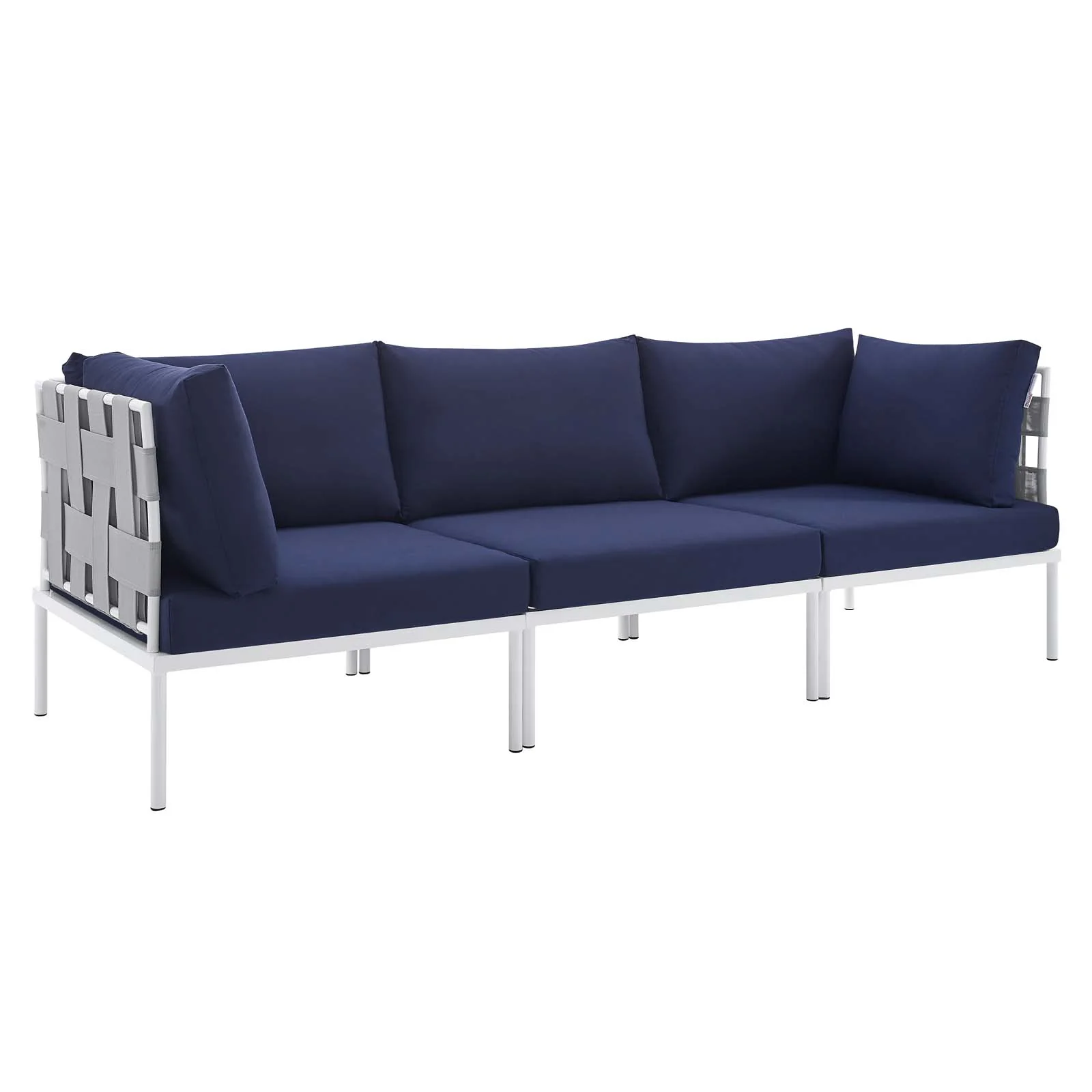 Harmony Sunbrella® Outdoor Patio Aluminum Sofa By Modway - EEI-4968 - Image 9