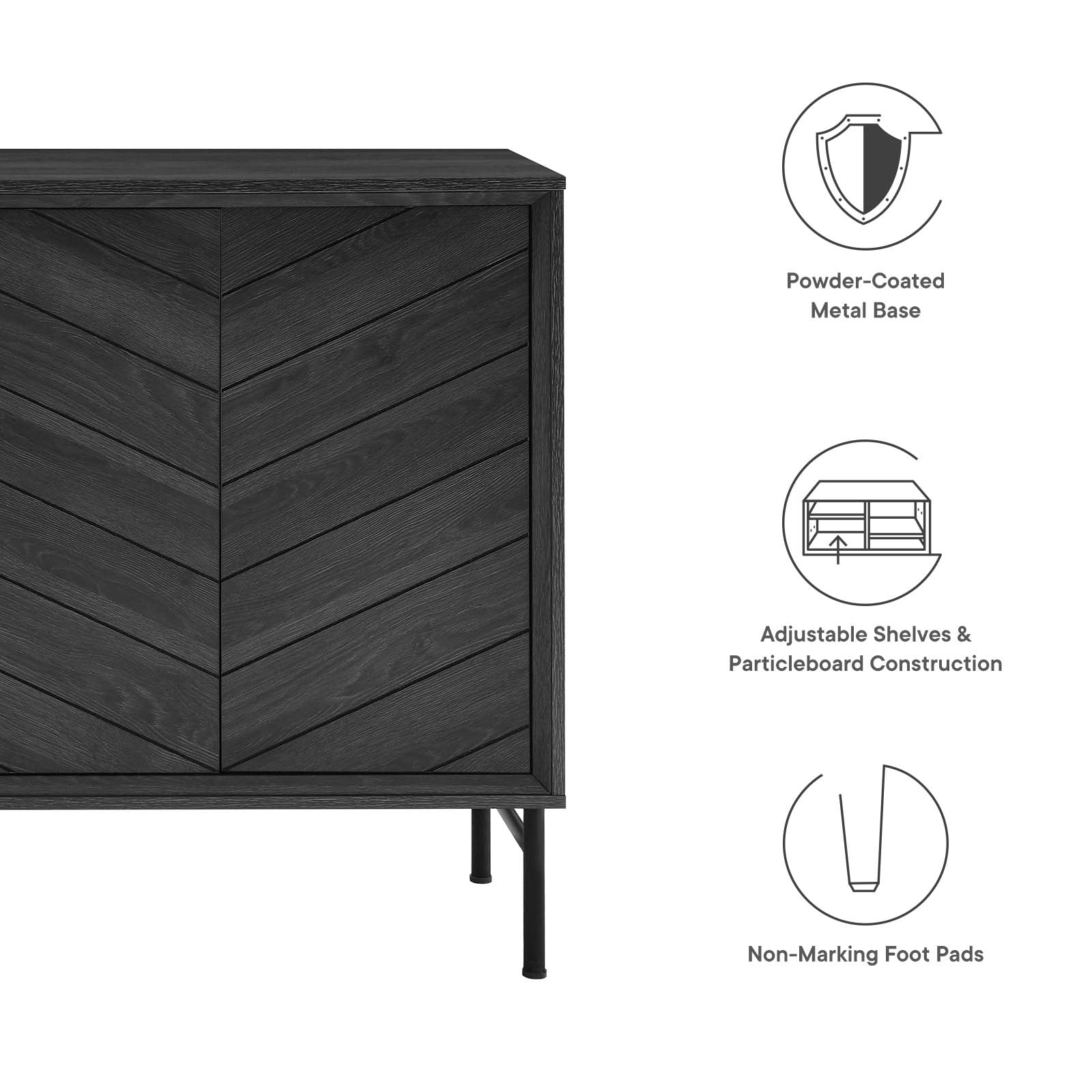 Harper Chevron Sideboard By Modway - EEI-6336 - Image 11