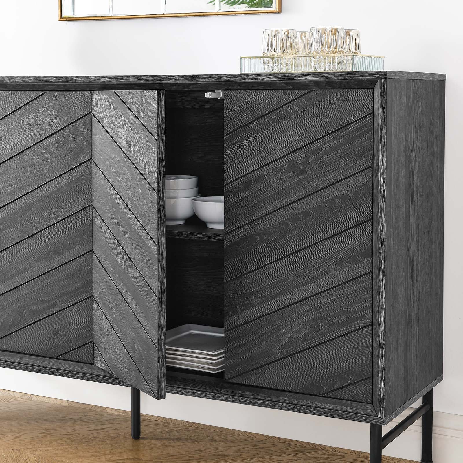 Harper Chevron Sideboard By Modway - EEI-6336 - Image 3