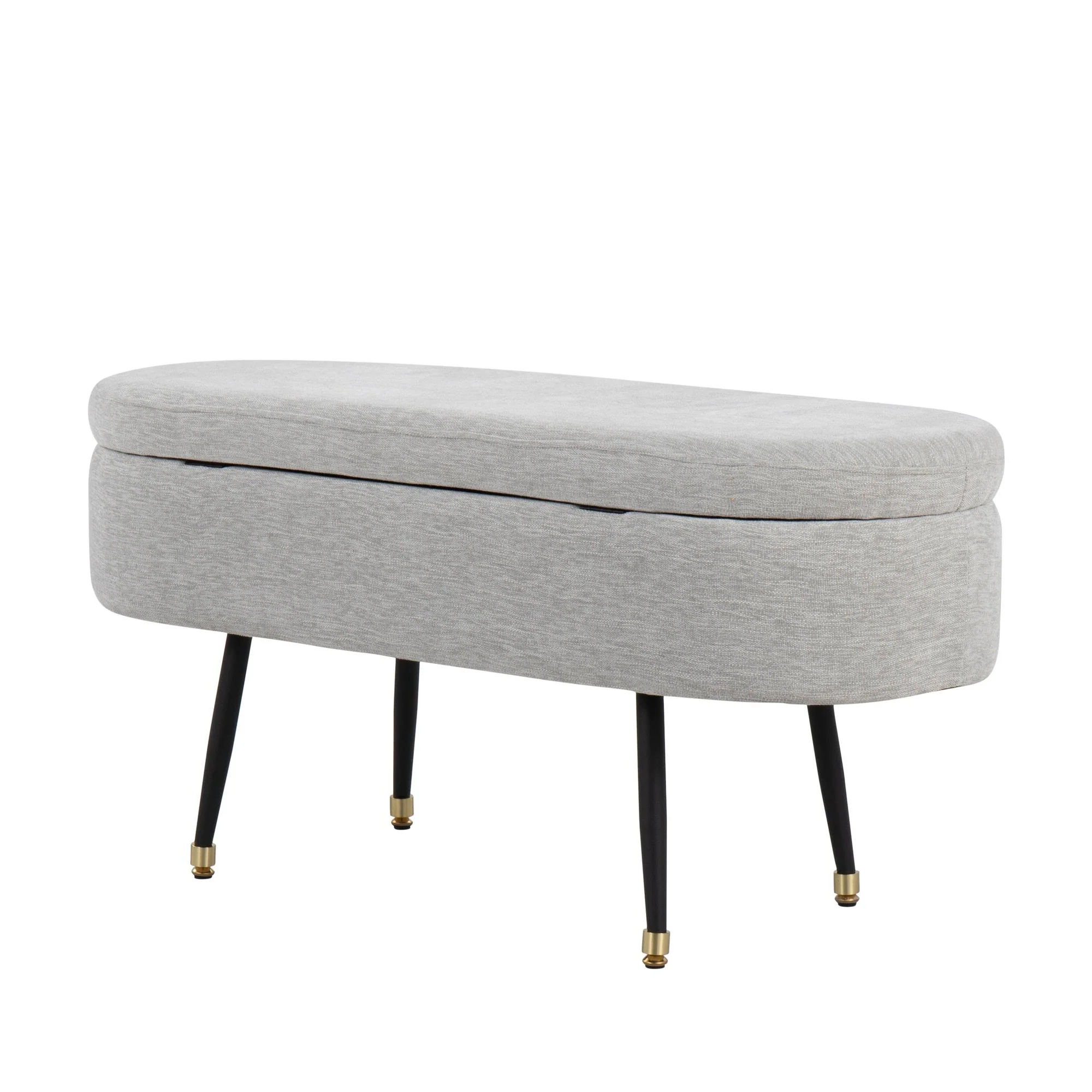 Harvey Storage Bench By LumiSource - OTSTOR-HARVEY BKLGY - Image 4