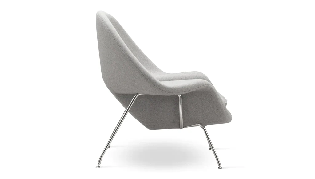 Haven Lounge Chair & Ottoman, Black By Modholic - Image 14