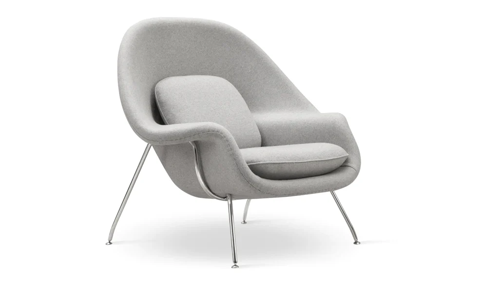 Haven Lounge Chair & Ottoman, Black By Modholic - Image 15