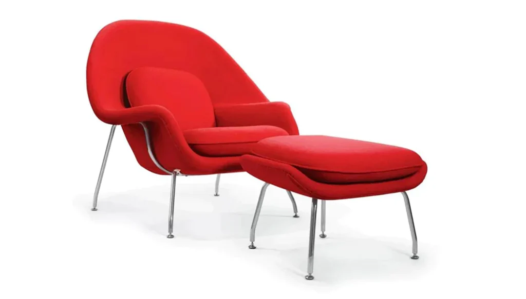 Haven Lounge Chair & Ottoman, Black By Modholic - Image 16