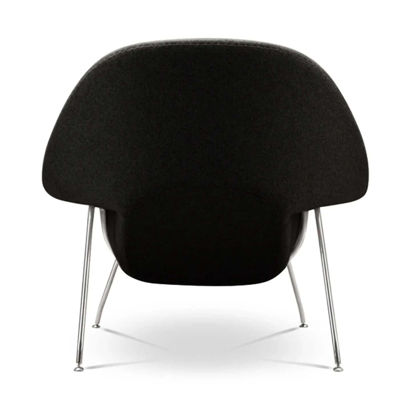 Haven Lounge Chair & Ottoman, Black By World Modern Design - Image 3