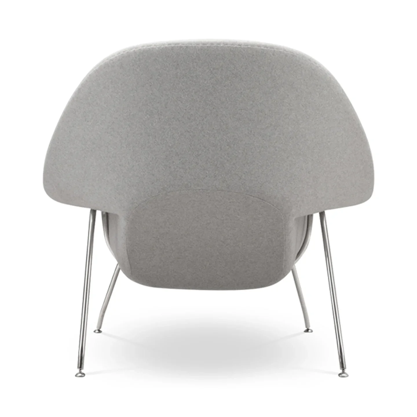 Haven Lounge Chair & Ottoman, Light Gray By World Modern Design - Image 3