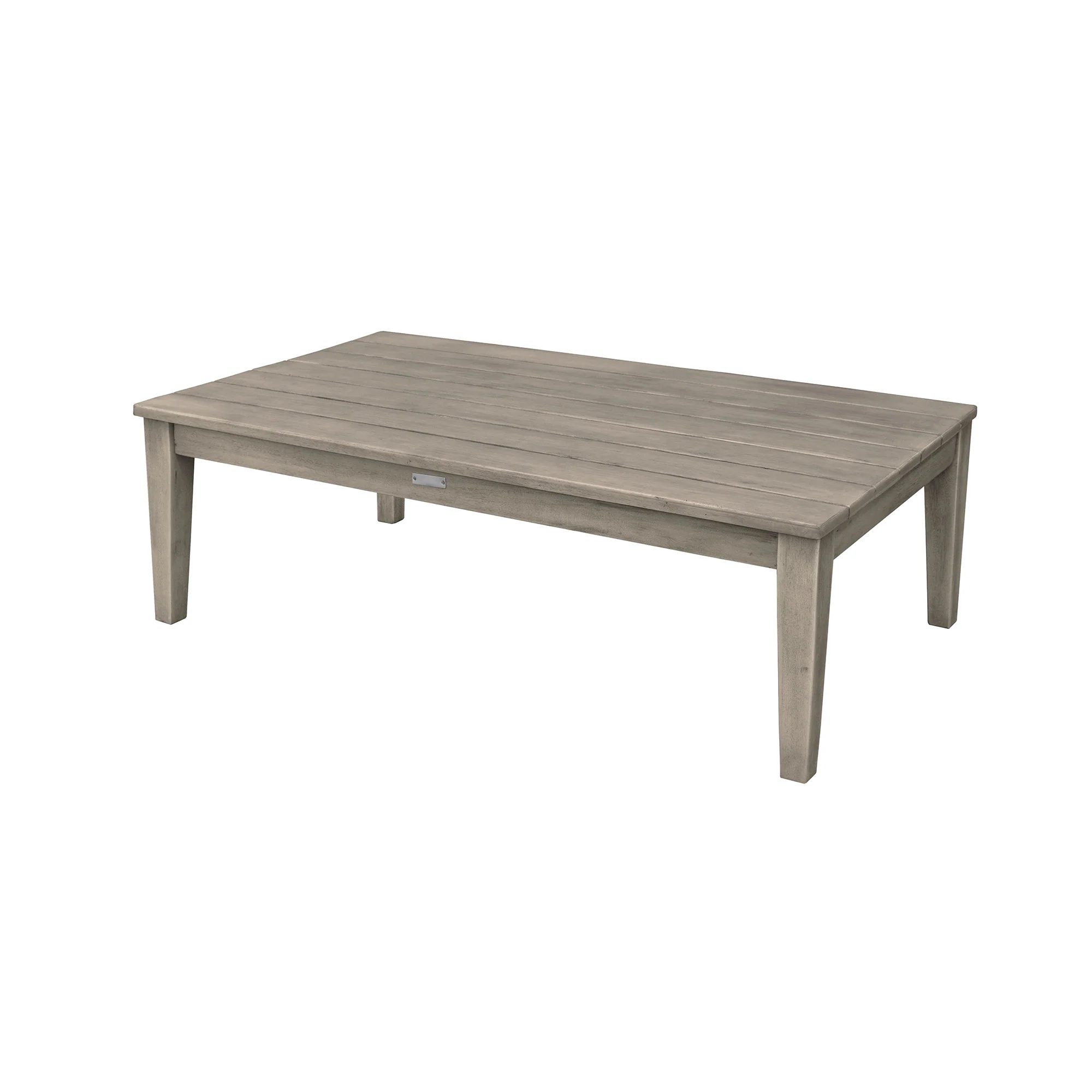 Hawaii 4 Piece Outdoor Patio Furniture Set in Acacia Wood and Rope with Grey Cushions By Armen Living - Image 10