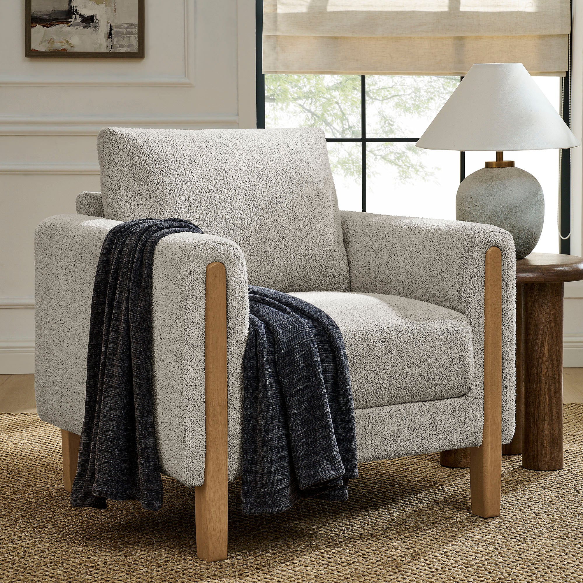 Hawken Boucle Fabric Accent Armchair by Modway - Image 16