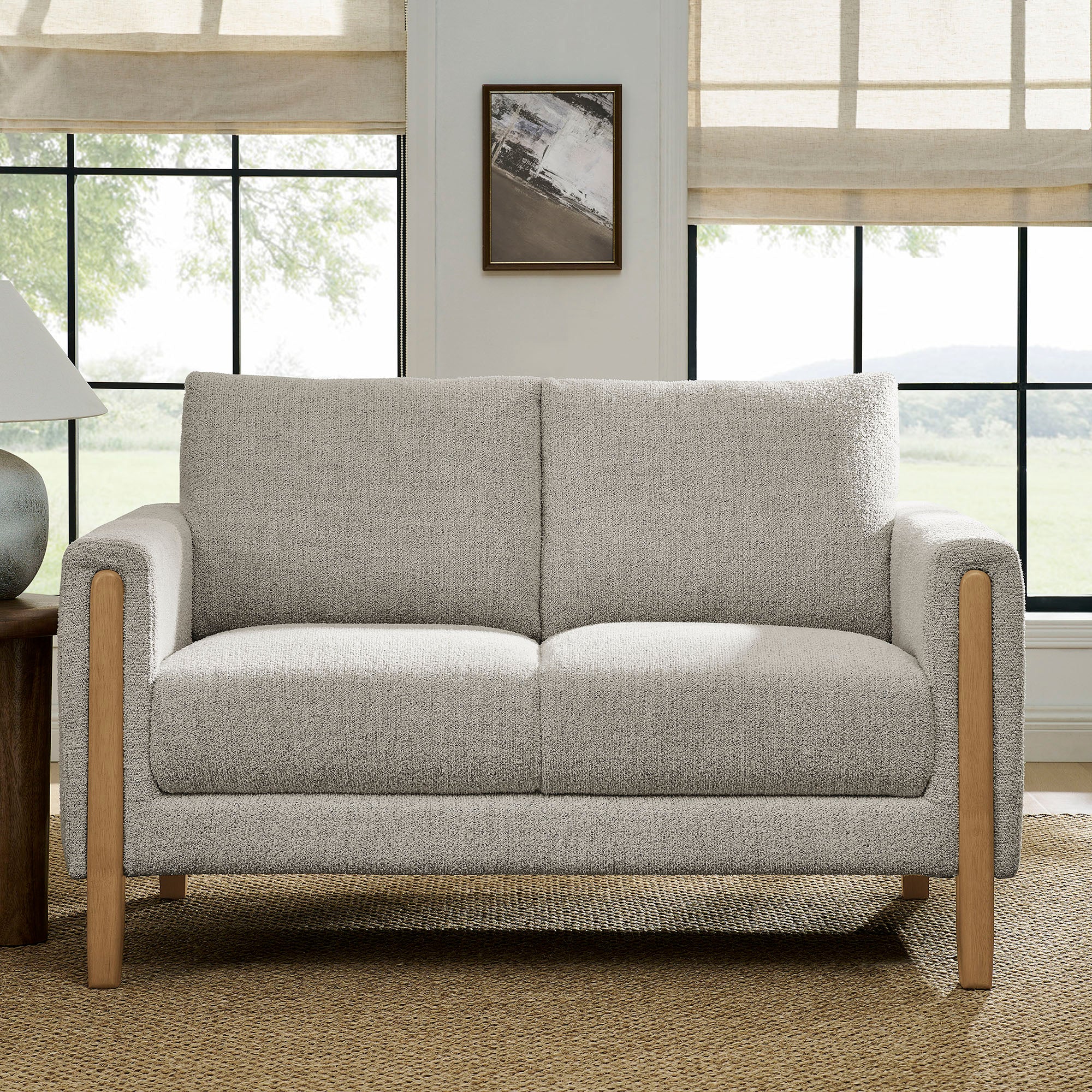 Hawken Boucle Fabric Loveseat by Modway - Image 16