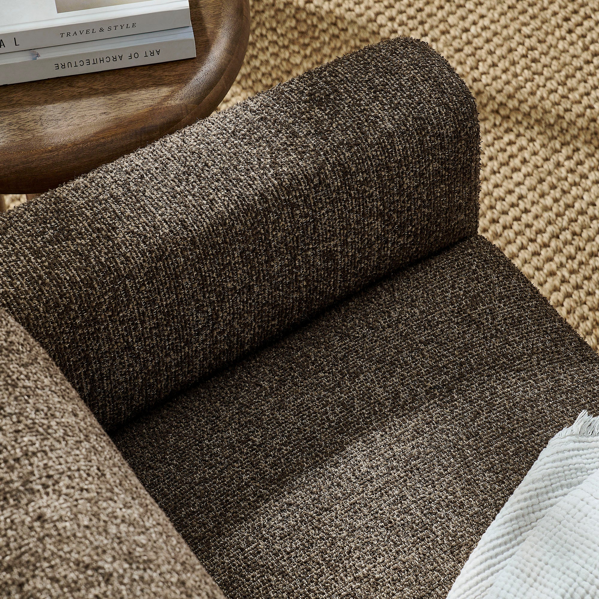 Hawken Boucle Fabric Loveseat by Modway - Image 7