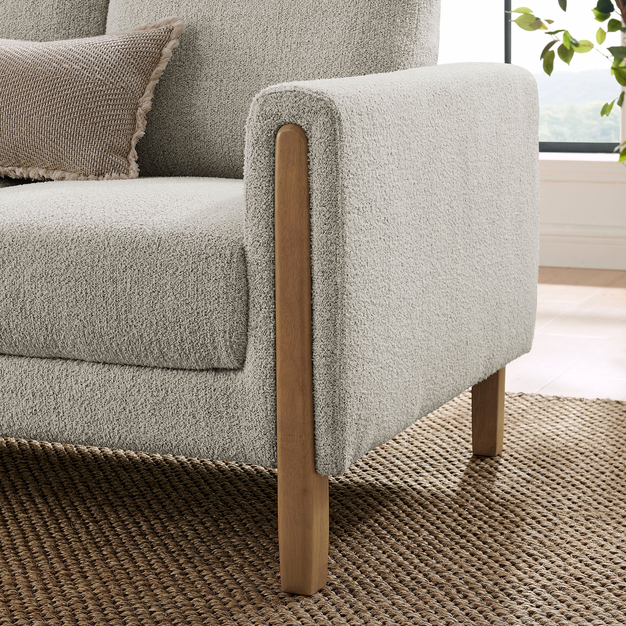 Hawken Boucle Fabric Sofa by Modway - Image 15