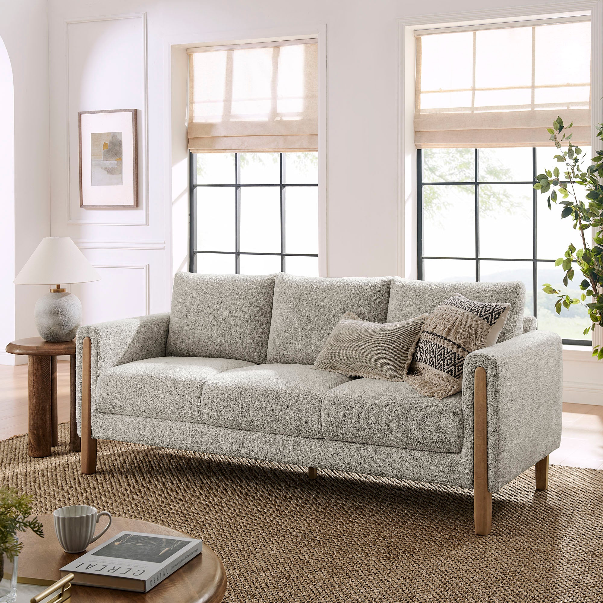 Hawken Boucle Fabric Sofa by Modway - Image 16