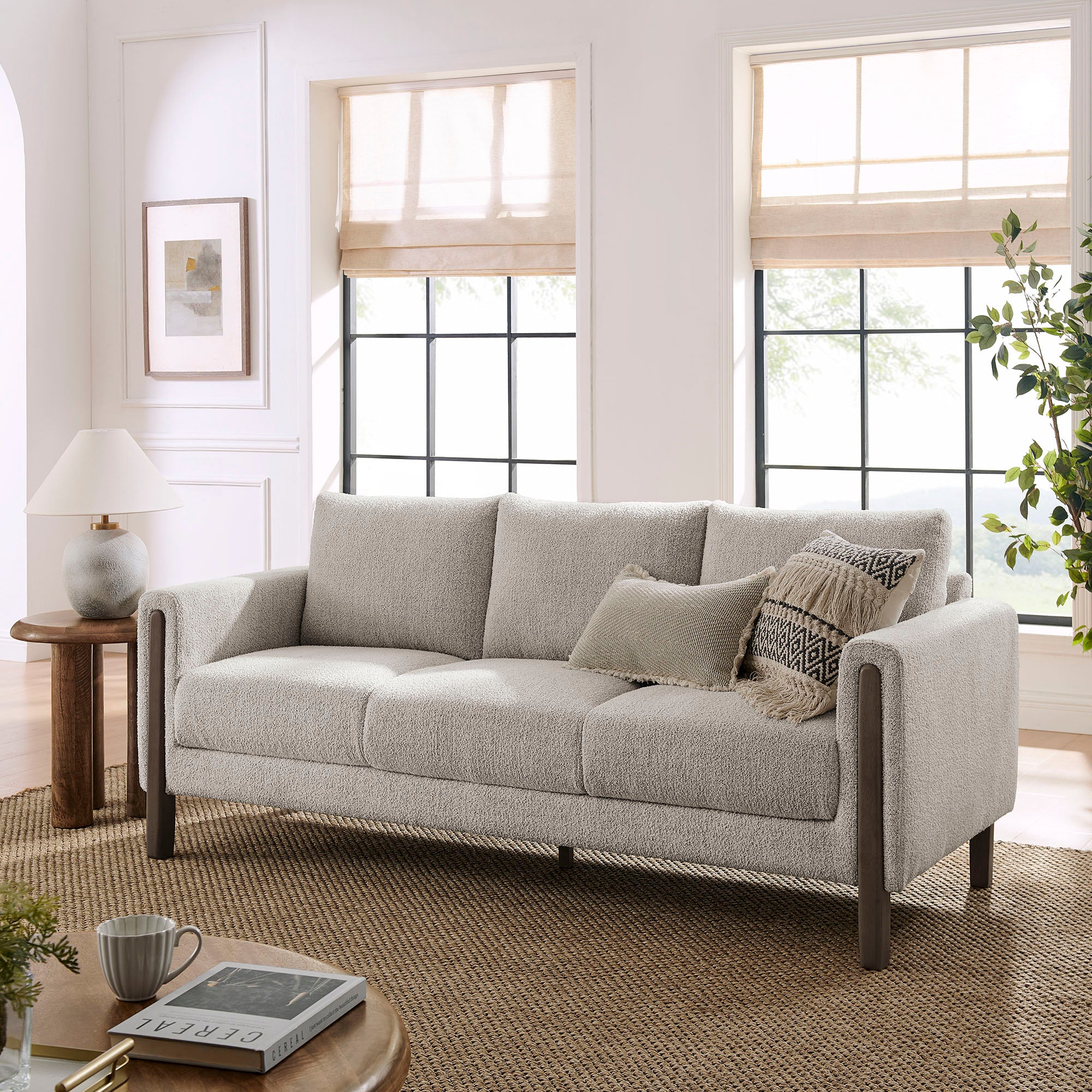 Hawken Boucle Fabric Sofa by Modway - Image 25