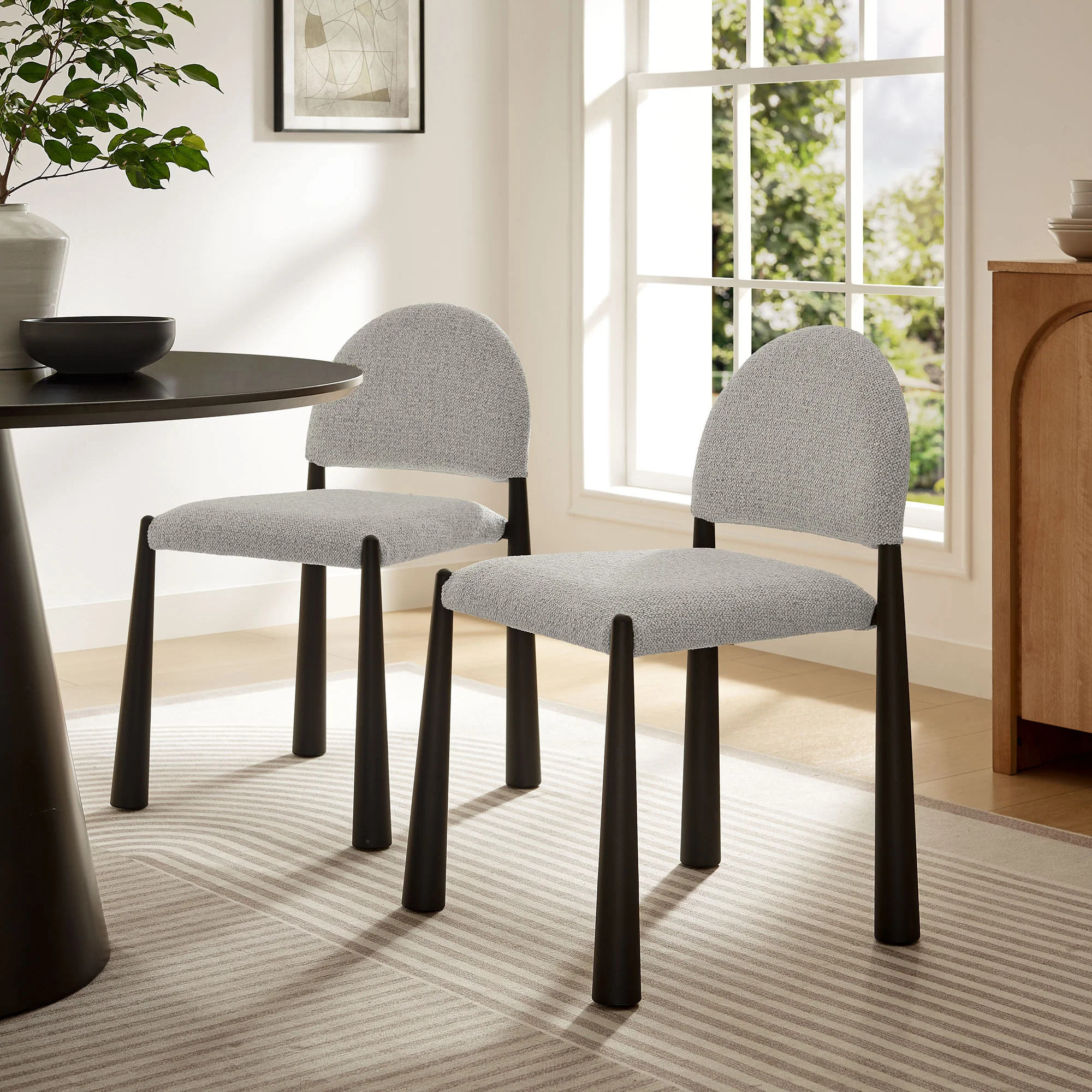 Hayley Upholstered Fabric Dining Side Chair by Modway - Image 17