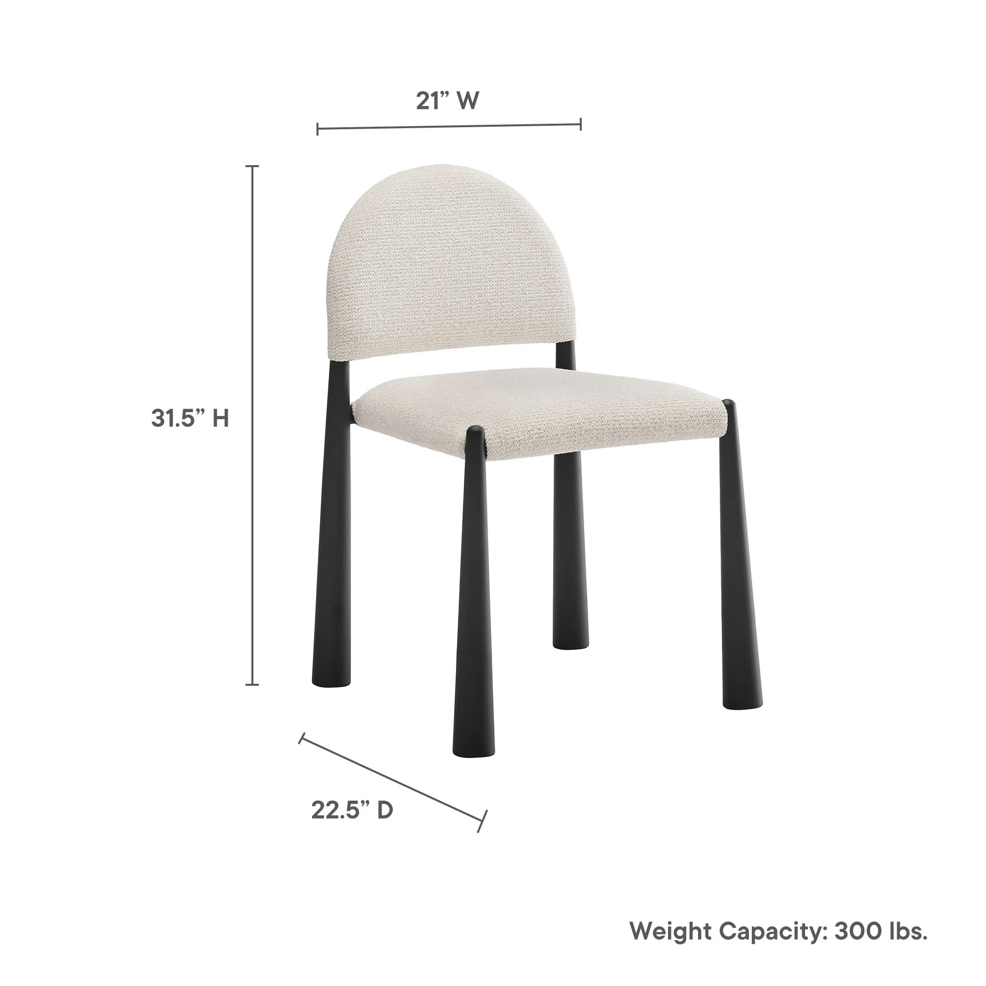 Hayley Upholstered Fabric Dining Side Chair by Modway - Image 29