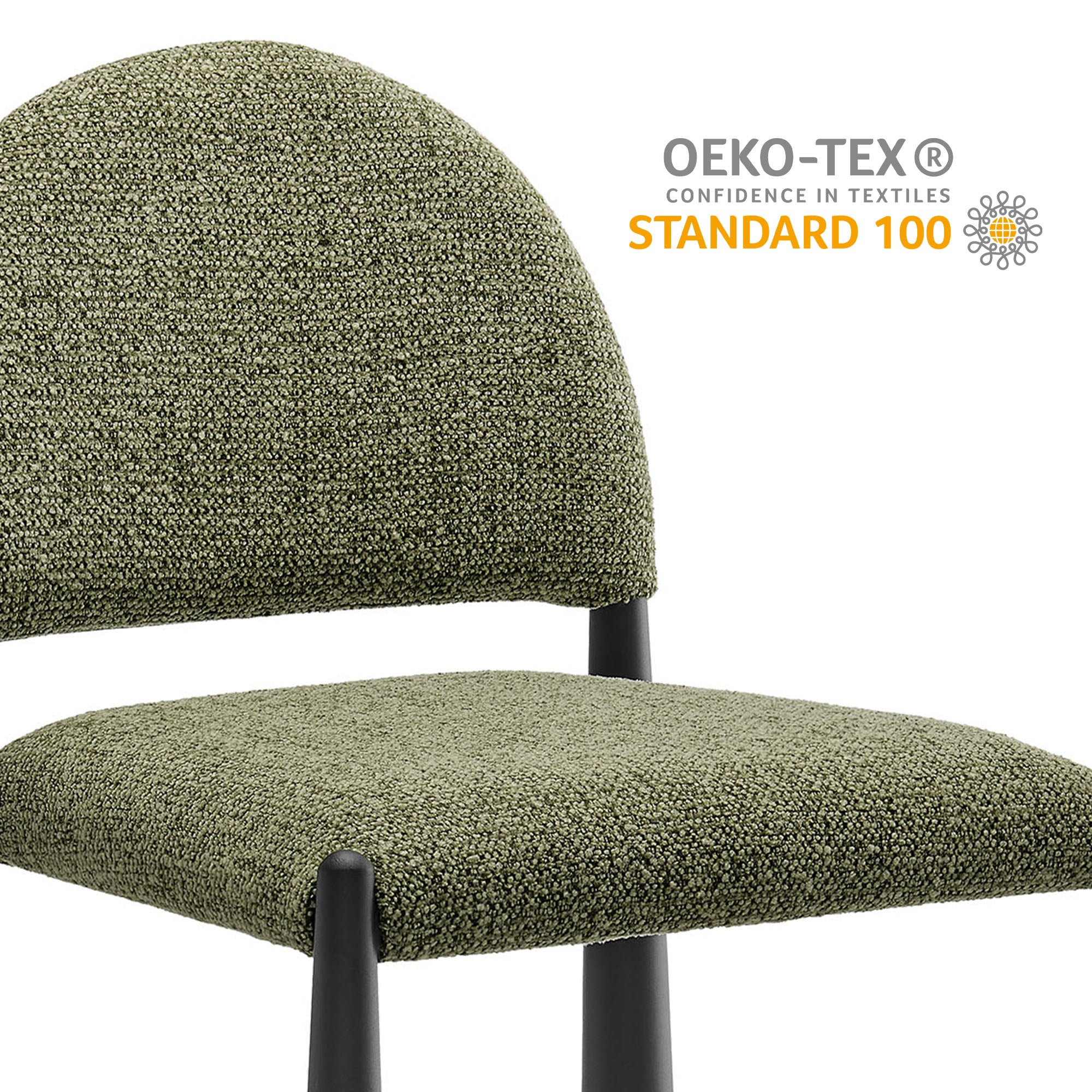 Hayley Upholstered Fabric Dining Side Chair by Modway - Image 40