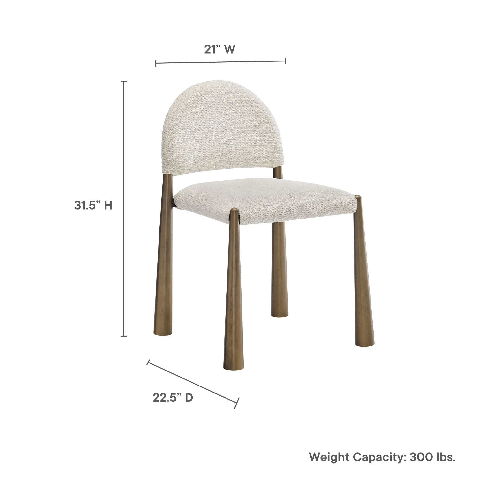 Hayley Upholstered Fabric Dining Side Chair by Modway - Image 49