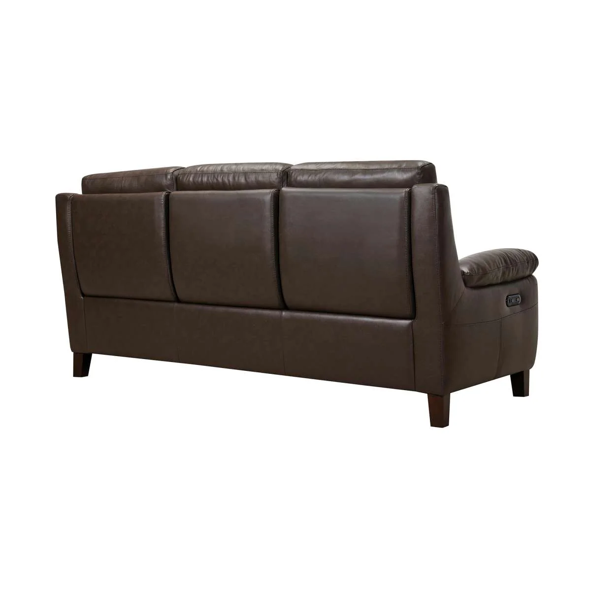 Hayward 82" Dove Gray Genuine Leather Power Reclining Sofa By Armen Living - Image 11