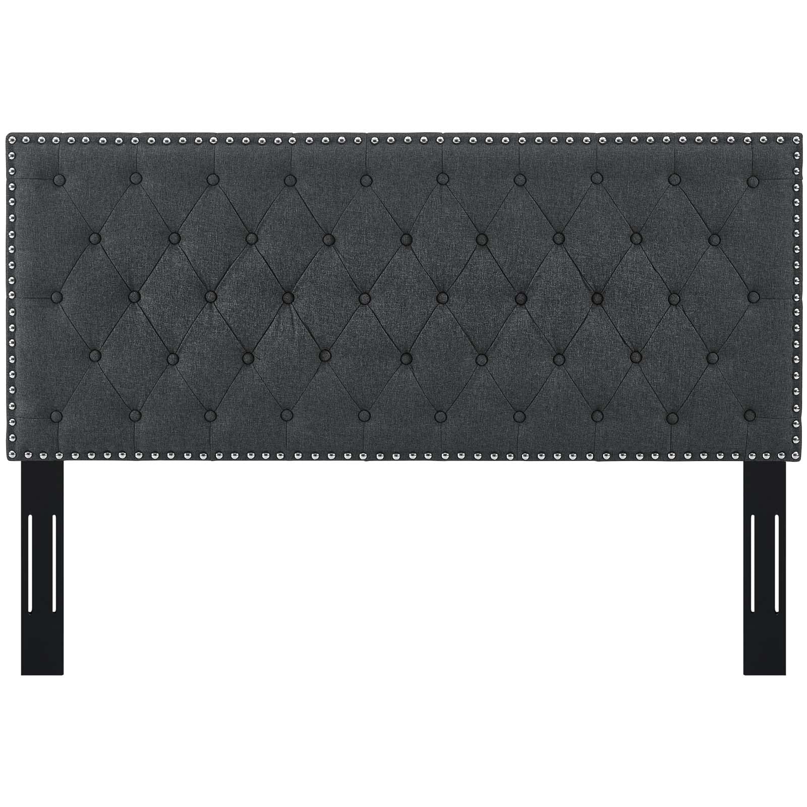 Helena Tufted Full / Queen Upholstered Linen Fabric Headboard By Modway - MOD-5860 - Image 4