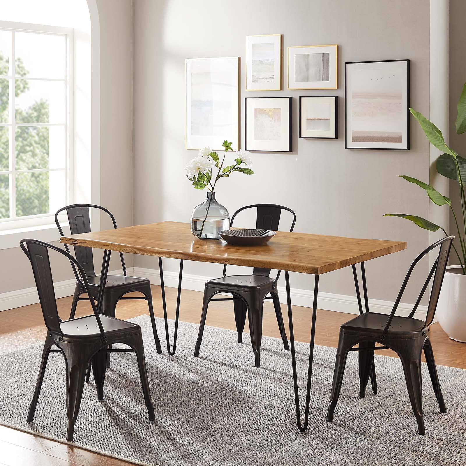 Henley 60" Live Edge Acacia Wood Dining Table By Modway - EEI-6059 - Image 21