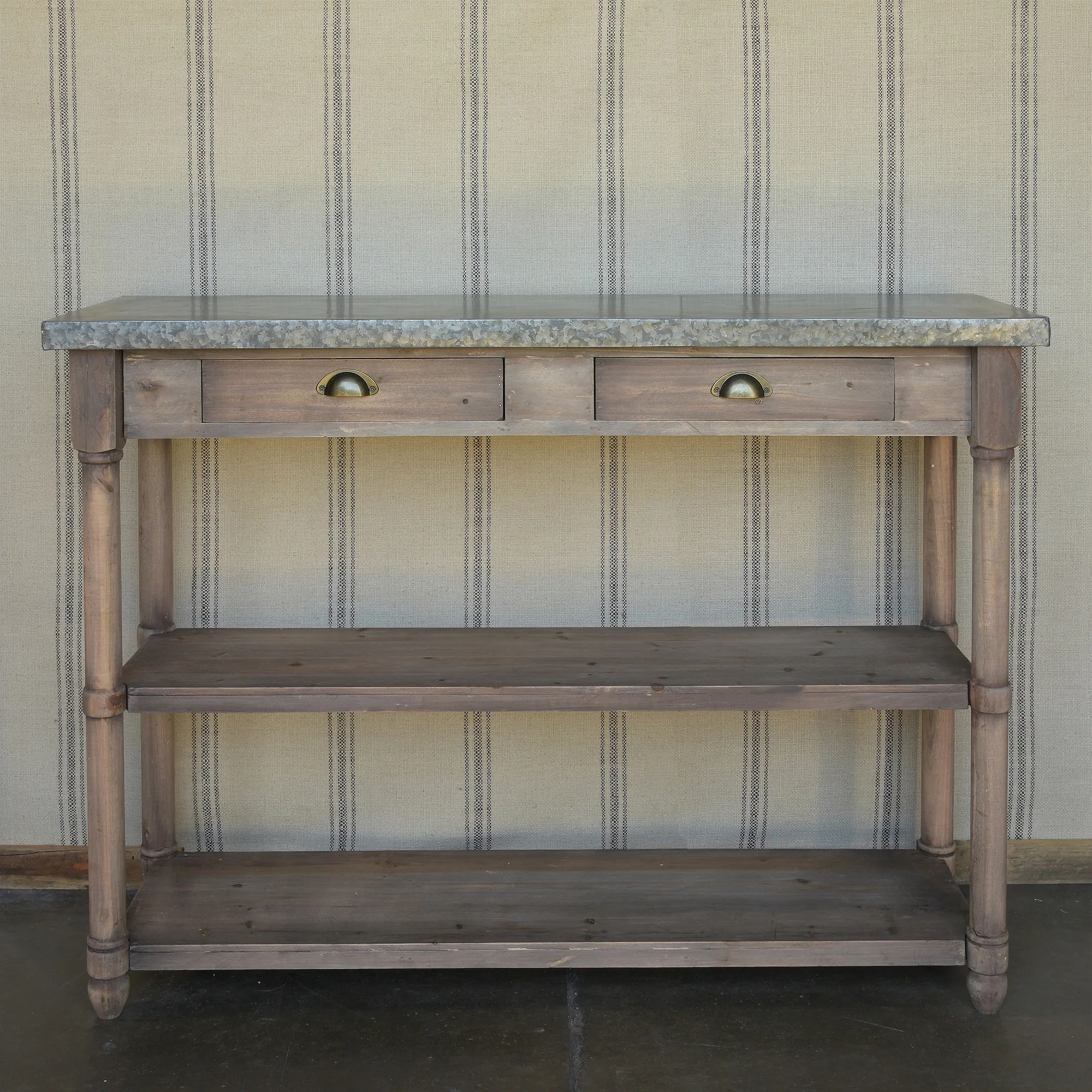 Henley Zinc Top Table By HomArt - Image 2