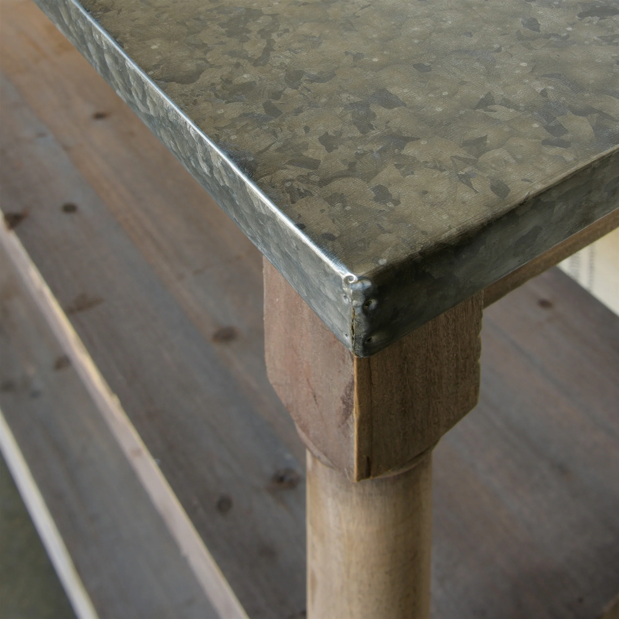 Henley Zinc Top Table By HomArt - Image 3