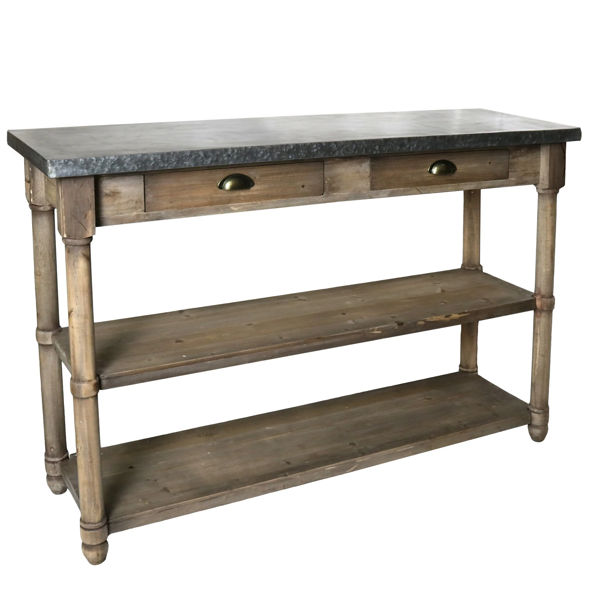 Henley Zinc Top Table By HomArt - Image 5