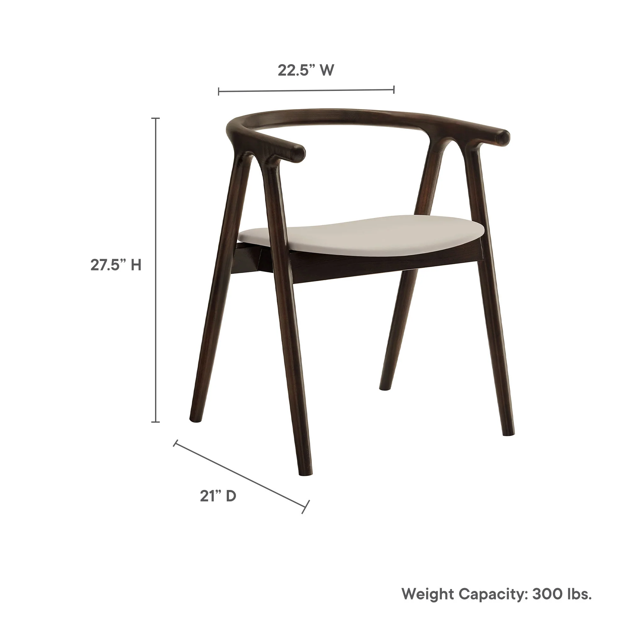 Henry Vegan Leather and Wood Dining Chair by Modway - Image 18