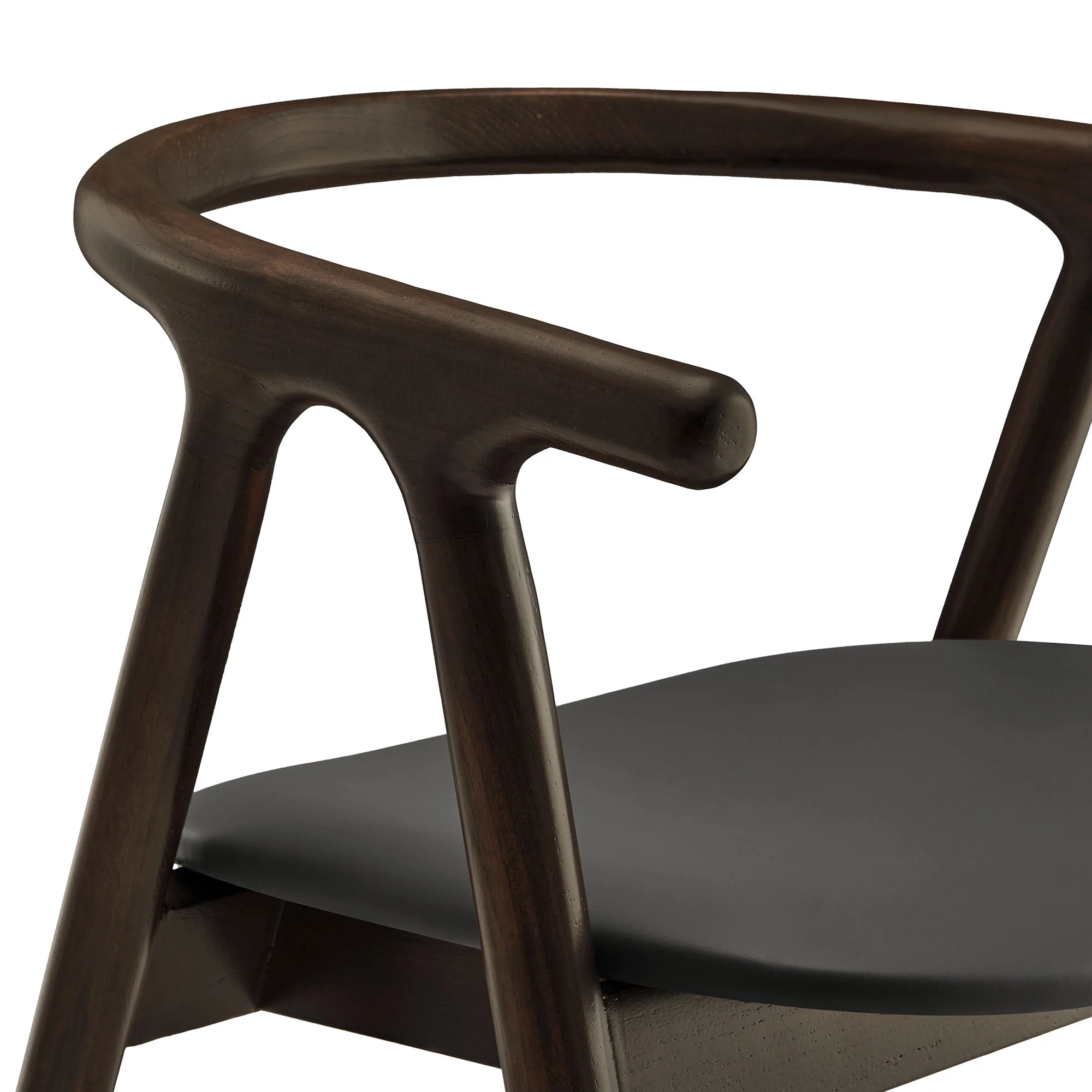 Henry Vegan Leather and Wood Dining Chair by Modway - Image 6