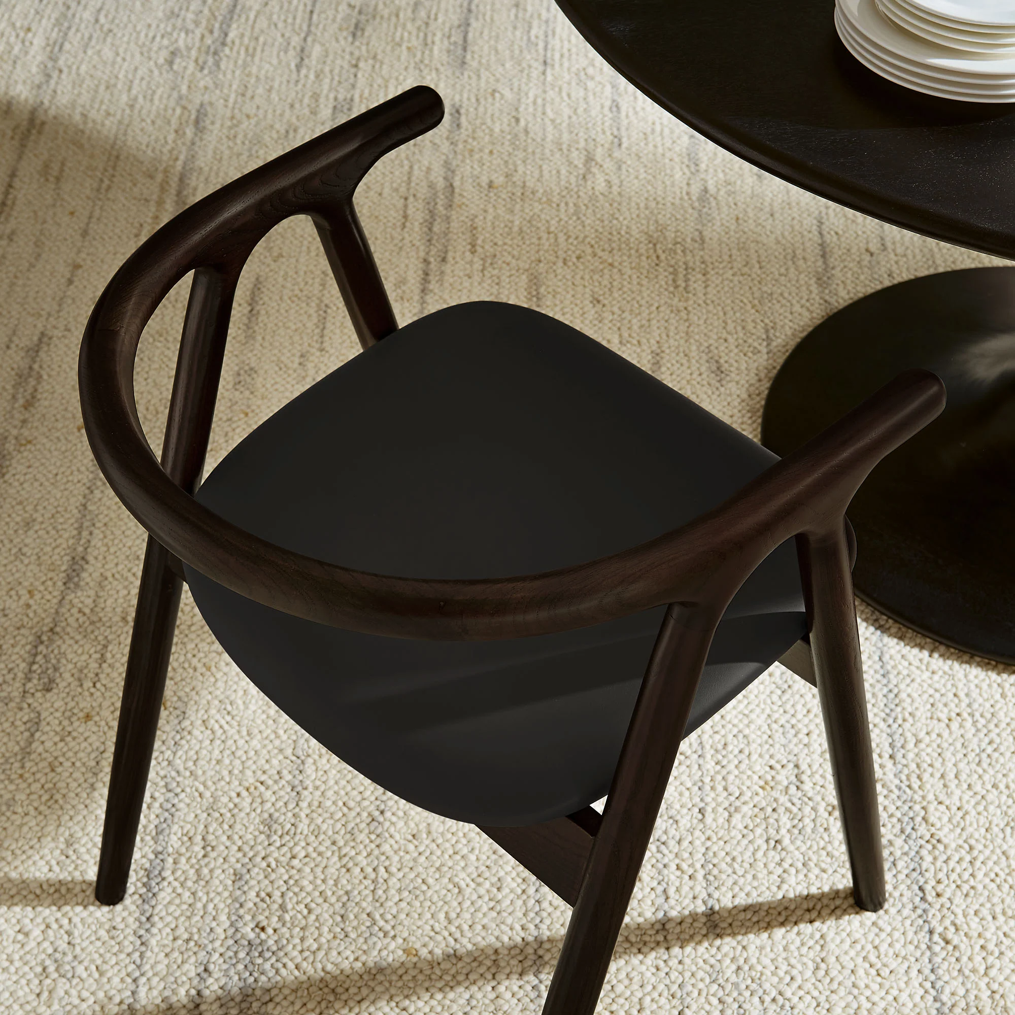 Henry Vegan Leather and Wood Dining Chair by Modway - Image 7