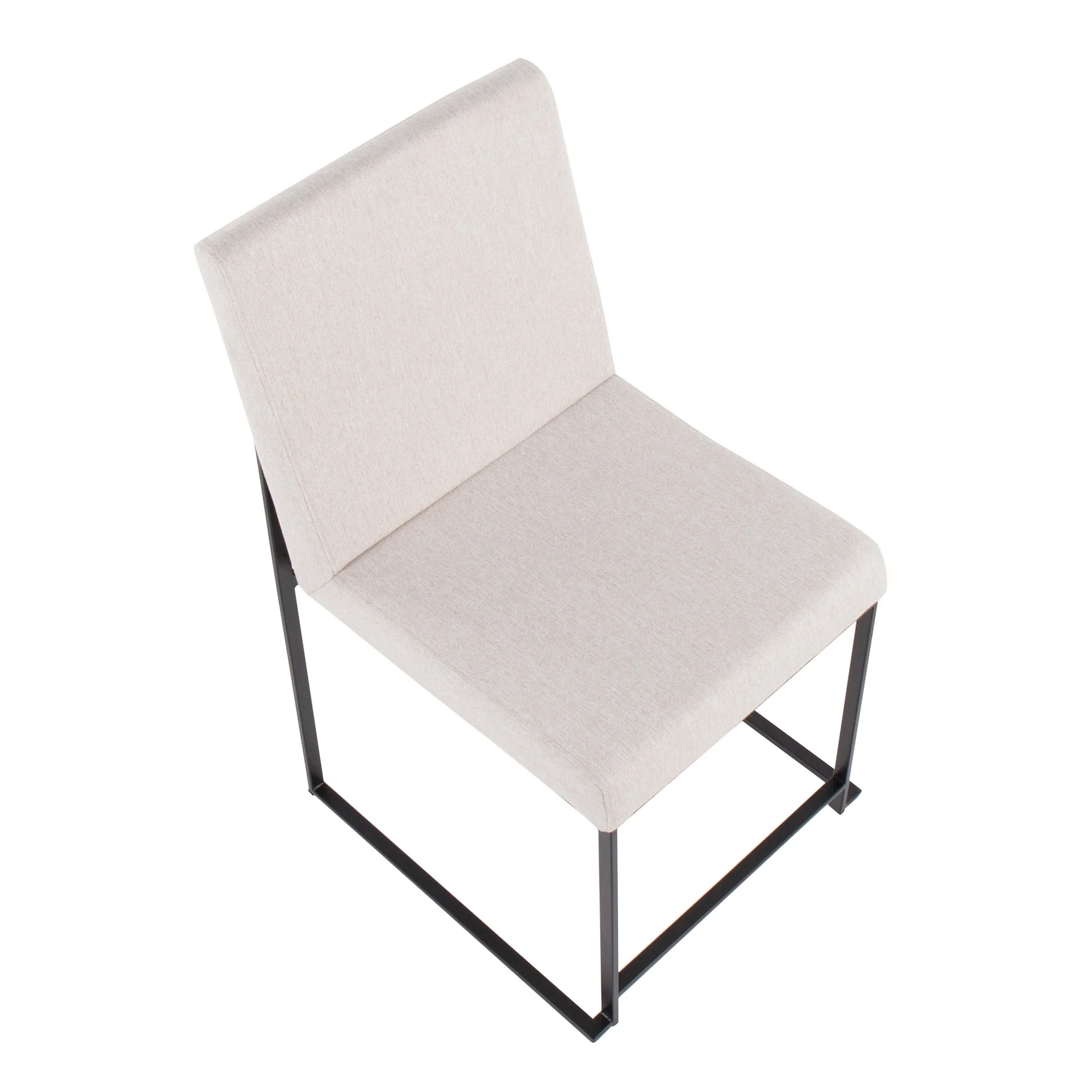High Back Fuji Dining Chair - Set of 2 Beige By LumiSource - DC-HBFUJI BKBG2 - Image 3