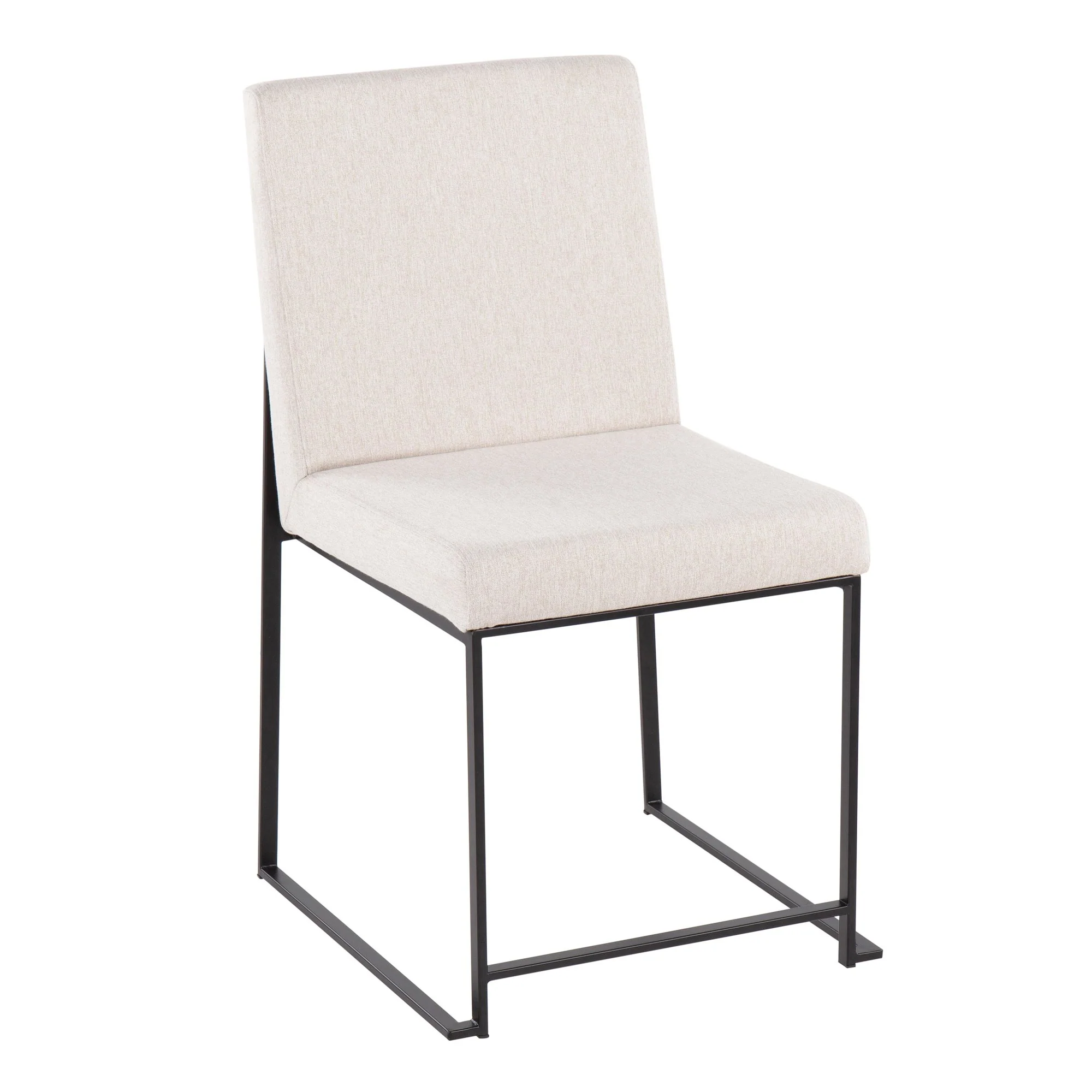 High Back Fuji Dining Chair - Set of 2 Beige By LumiSource - DC-HBFUJI BKBG2 - Image 5