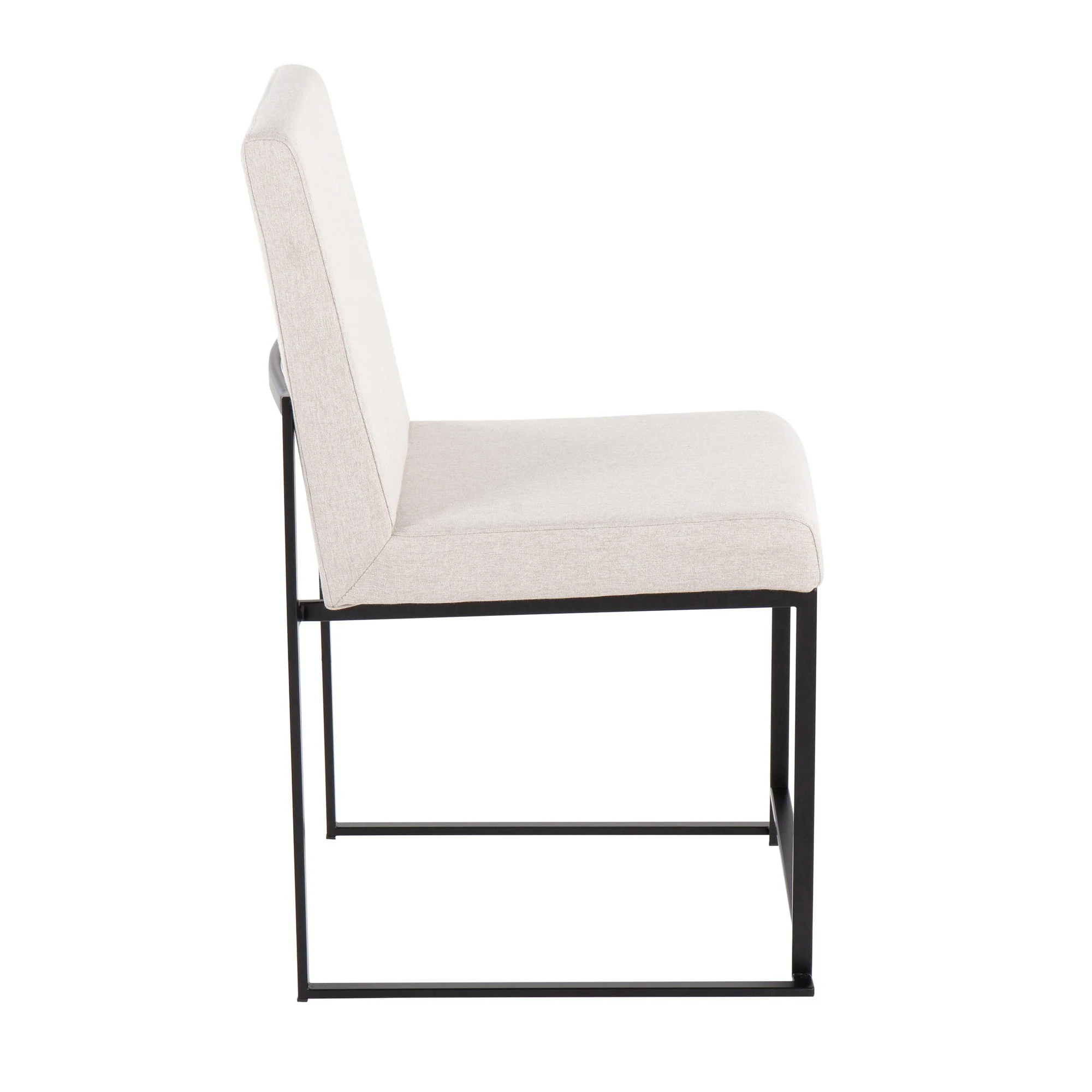 High Back Fuji Dining Chair - Set of 2 Beige By LumiSource - DC-HBFUJI BKBG2 - Image 6