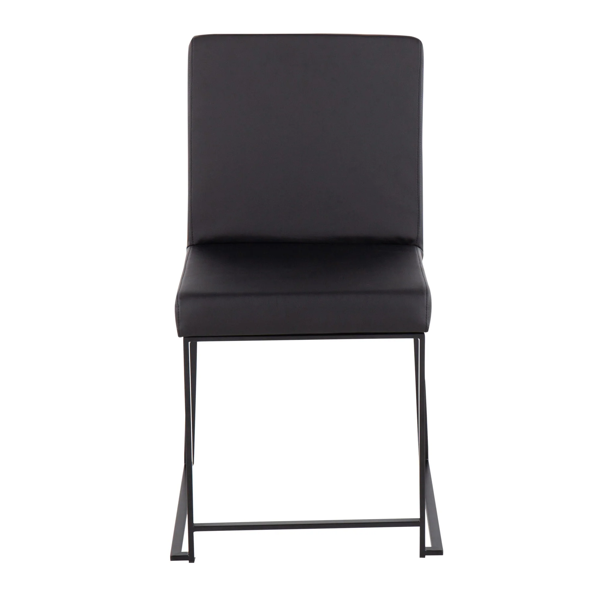 High Back Fuji Dining Chair - Set of 2 Black By LumiSource - DC-HBFUJI BKBK2 - Image 3