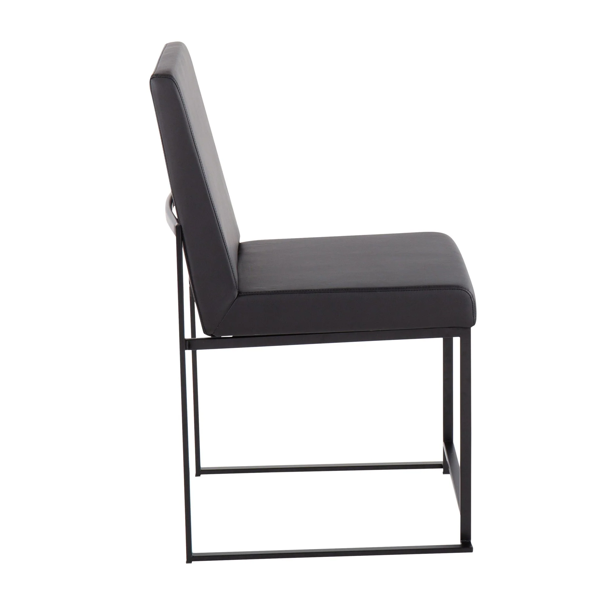 High Back Fuji Dining Chair - Set of 2 Black By LumiSource - DC-HBFUJI BKBK2 - Image 9