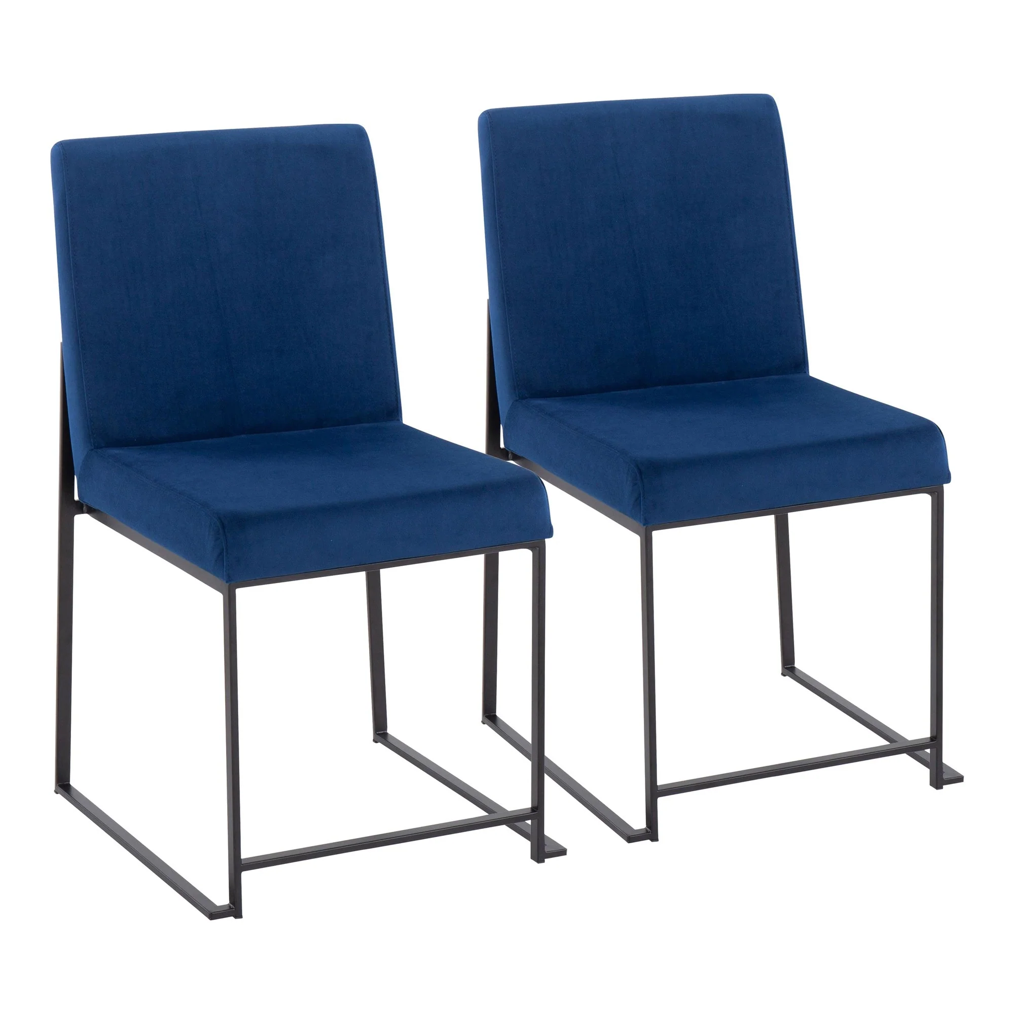 High Back Fuji Dining Chair - Set of 2 Black By LumiSource - DC-HBFUJI BKVBK2 - Image 12