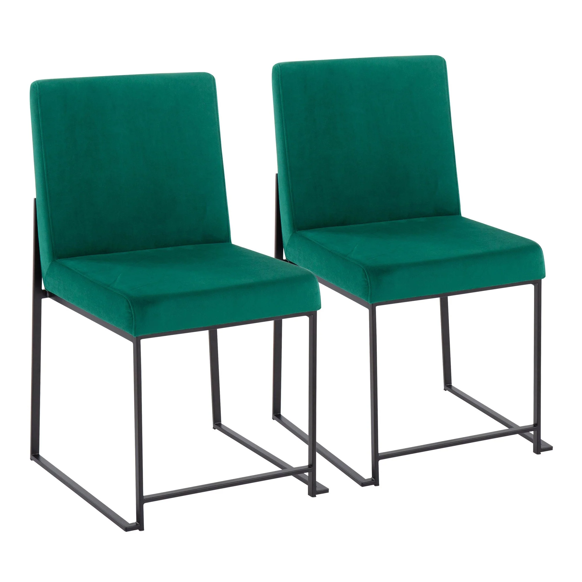 High Back Fuji Dining Chair - Set of 2 Black By LumiSource - DC-HBFUJI BKVBK2 - Image 23