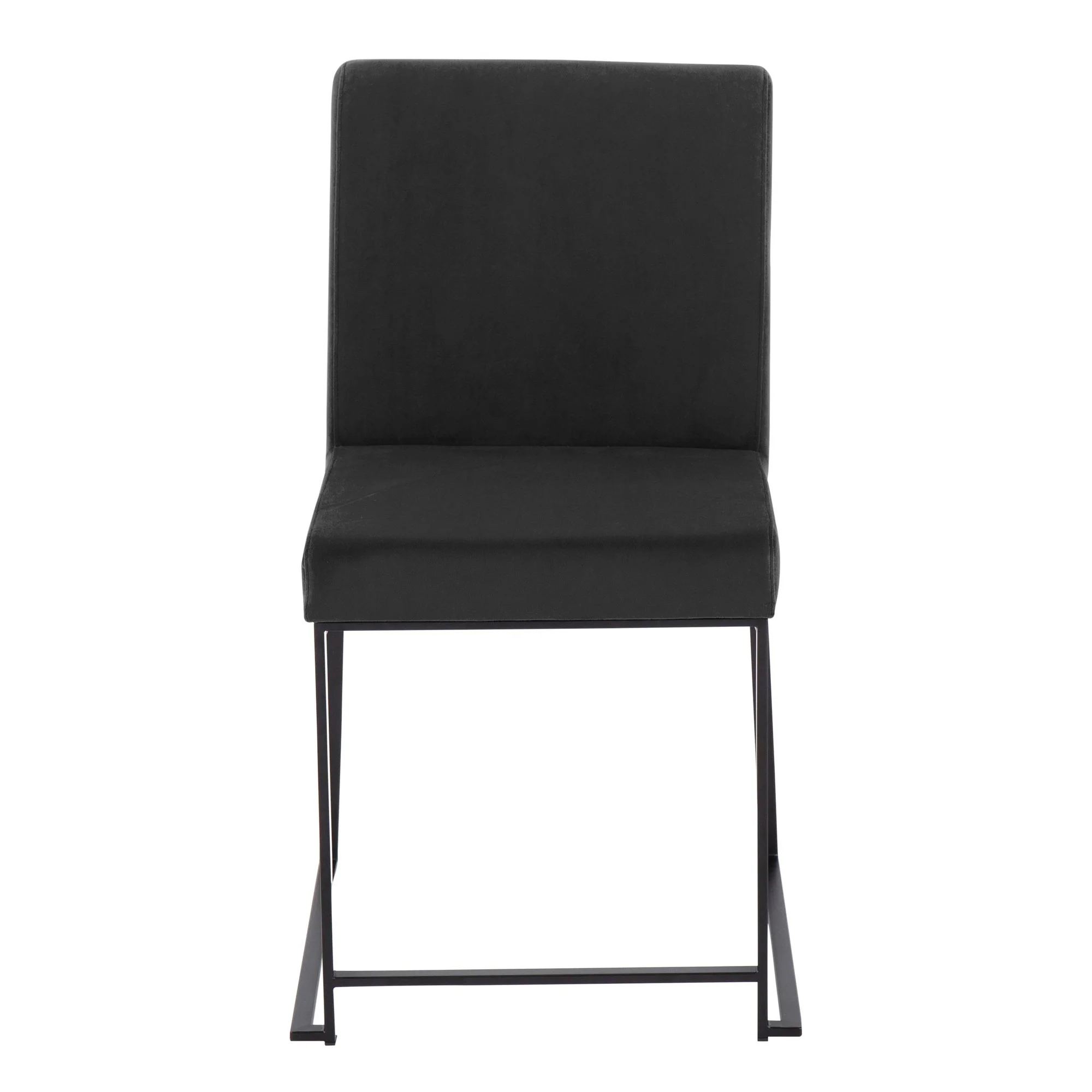 High Back Fuji Dining Chair - Set of 2 Black By LumiSource - DC-HBFUJI BKVBK2 - Image 3