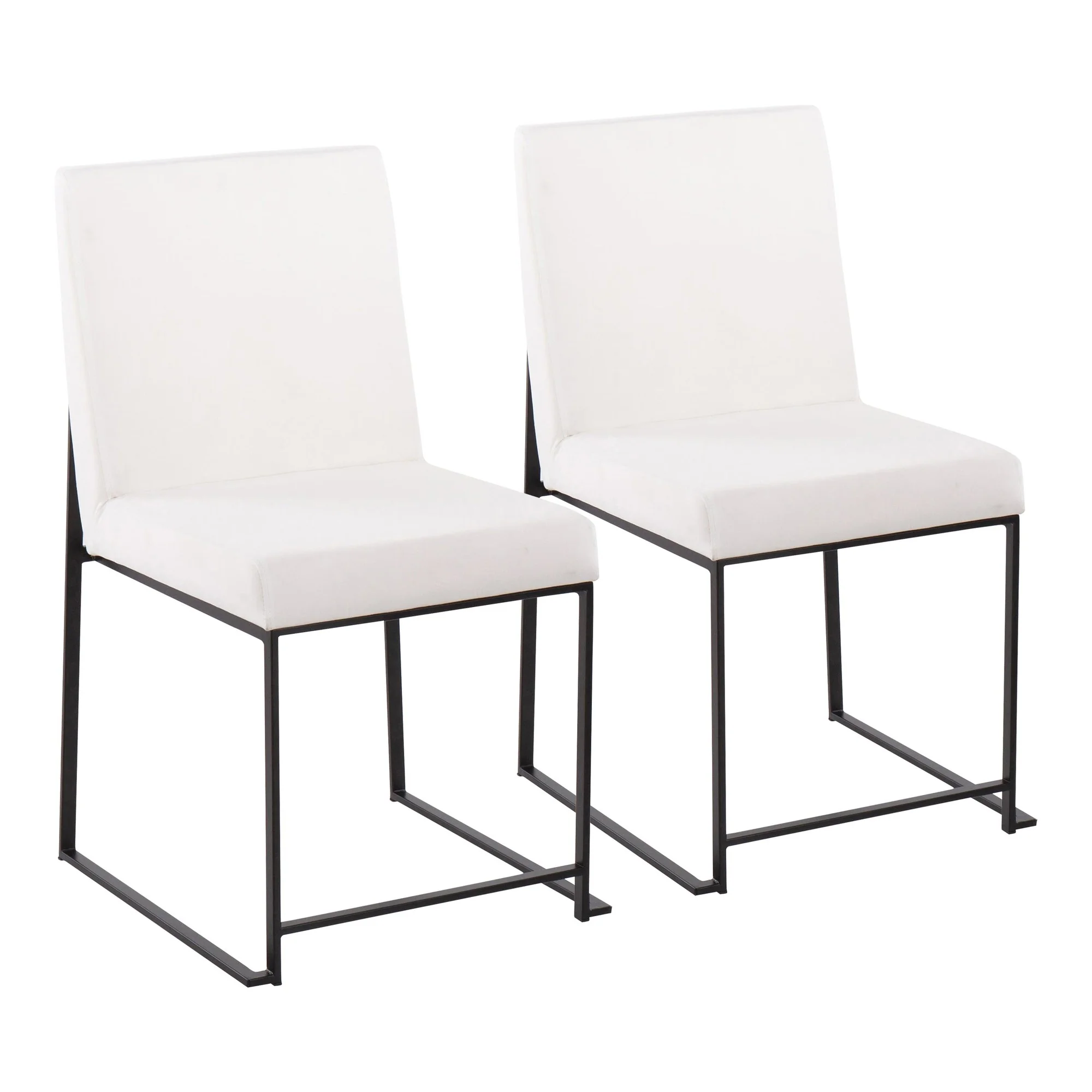 High Back Fuji Dining Chair - Set of 2 Black By LumiSource - DC-HBFUJI BKVBK2 - Image 34